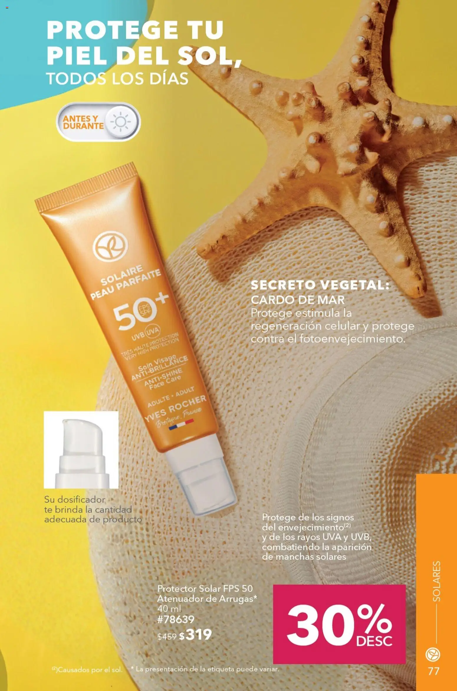 Nuevas ofertas de Yves Rocher válidas en toda la República Mexicana desde el 04/08/2026. ¡Encuentra las mejores ofertas en Yves Rocher campaña 11 2026! | Página: 81 | Productos: Atenuador, Uva, Té, Protector solar