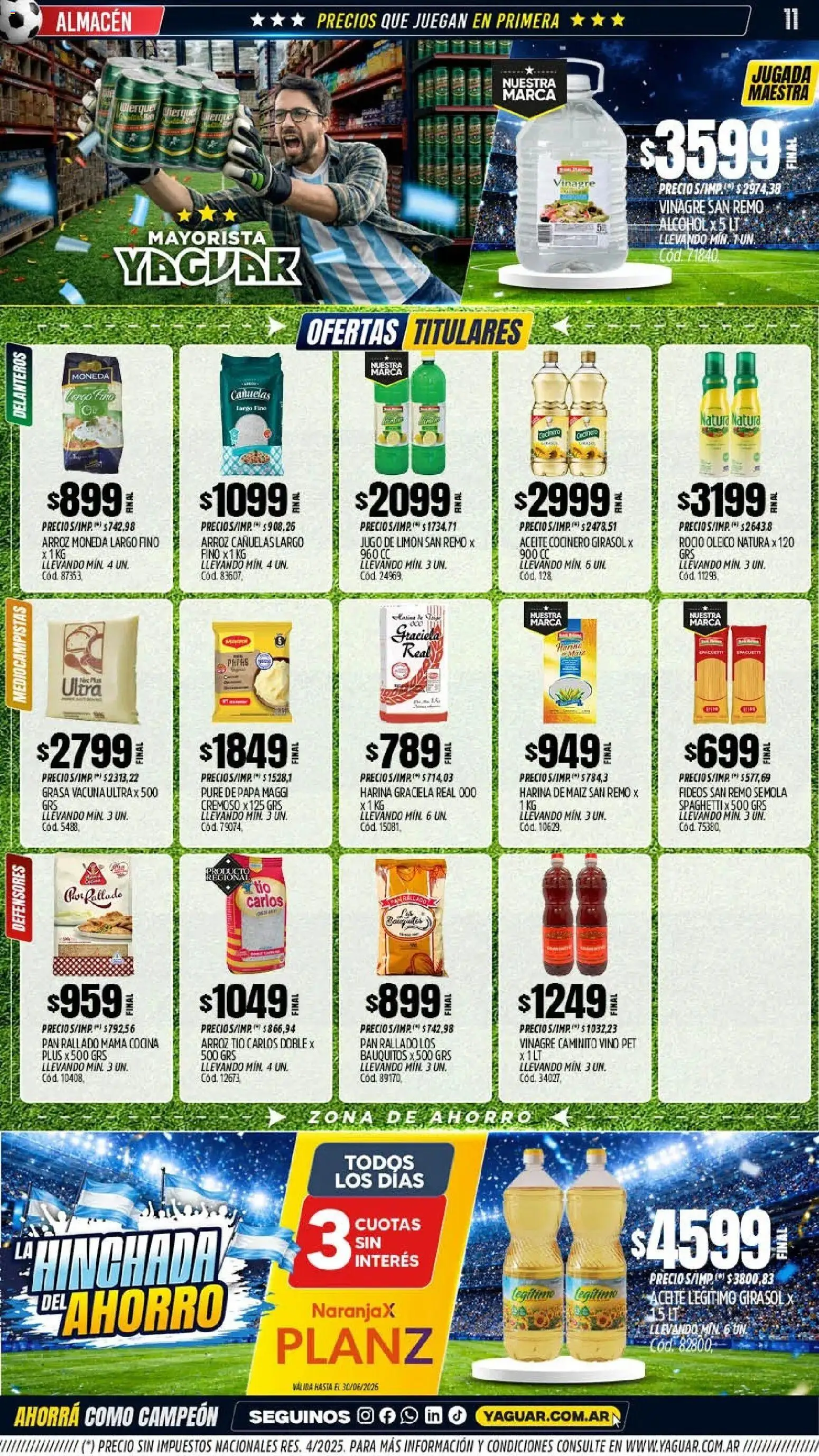Yaguar - Oferta Semanal Mendoza │ válido desde el 22/06/2026 | Página: 10