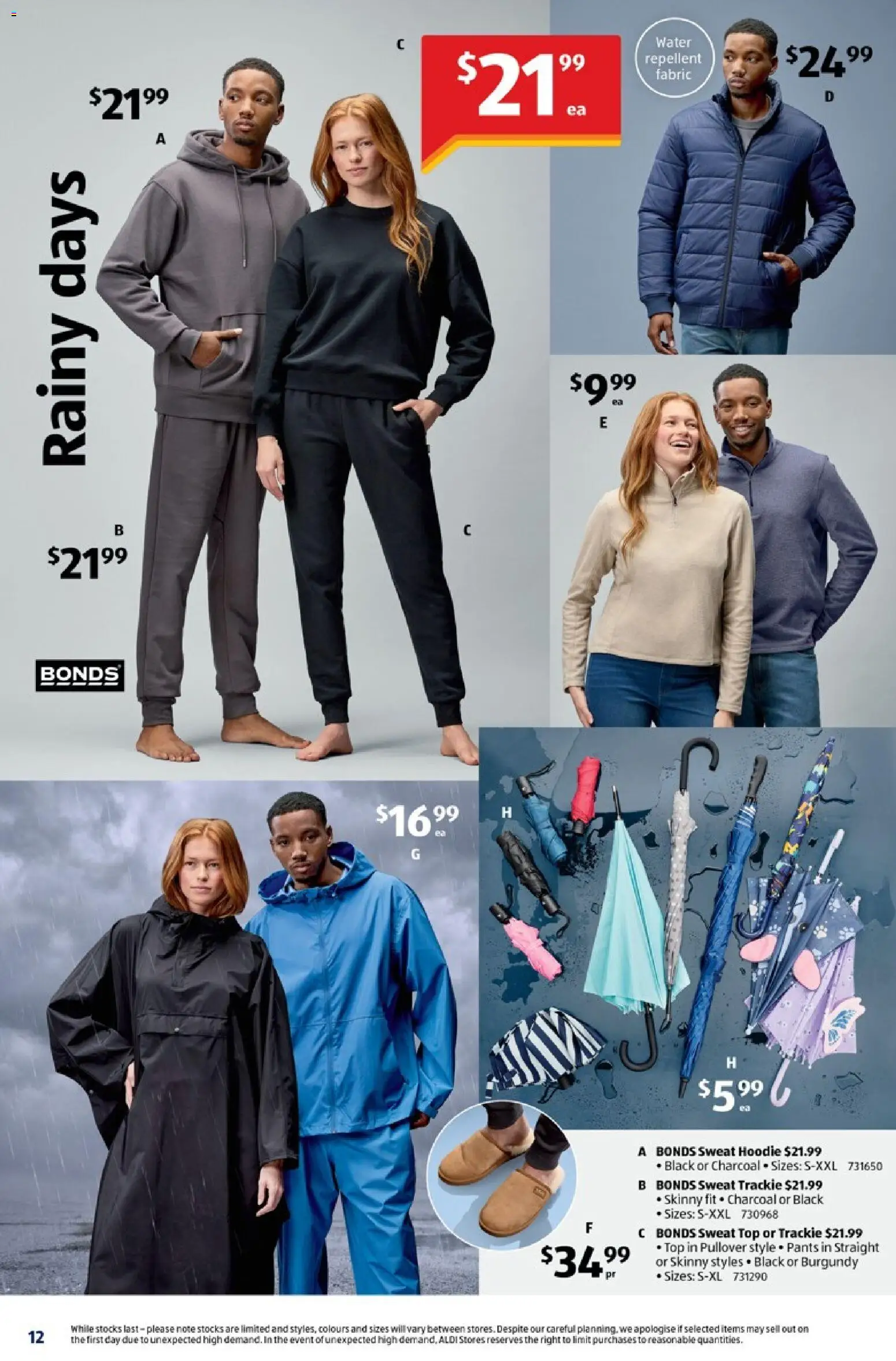 Aldi catalogue - valid from 24.06.2026 | Page: 12 | Products: Pullover, Hoodie, Water