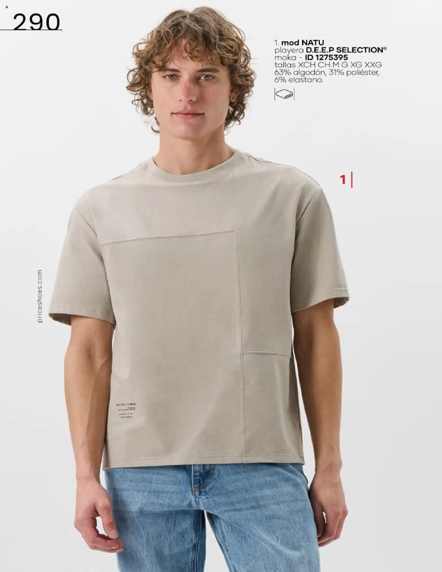 Nuevas ofertas de Price Shoes válidas en toda la República Mexicana desde el 16.06.2026. ¡Encuentra las mejores ofertas en Price Shoes catálogo Cierre de temporada! | Página: 290 | Productos: Playera