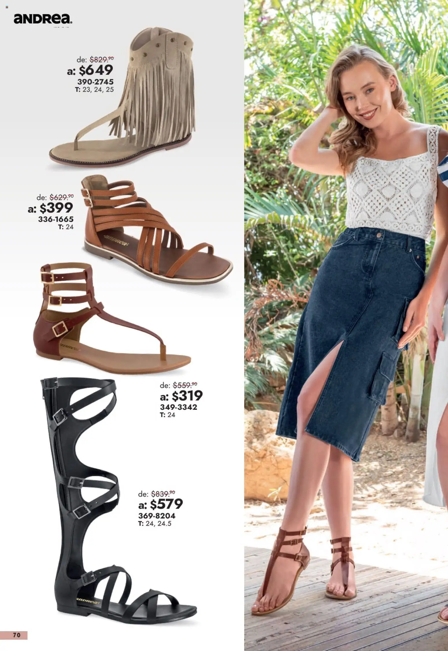 Nuevas ofertas de Andrea válidas en toda la República Mexicana desde el 13/09/2026. ¡Encuentra las mejores ofertas en Andrea catálogo Outlet! | Página: 70