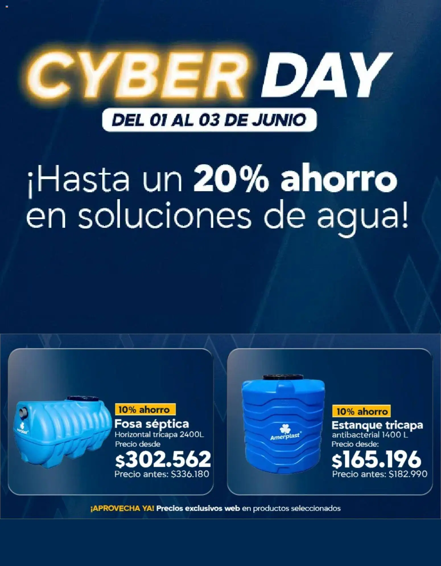 Construmart Cyber Day │ válido desde el 01.06.2026 | Página: 1 | Productos: Agua