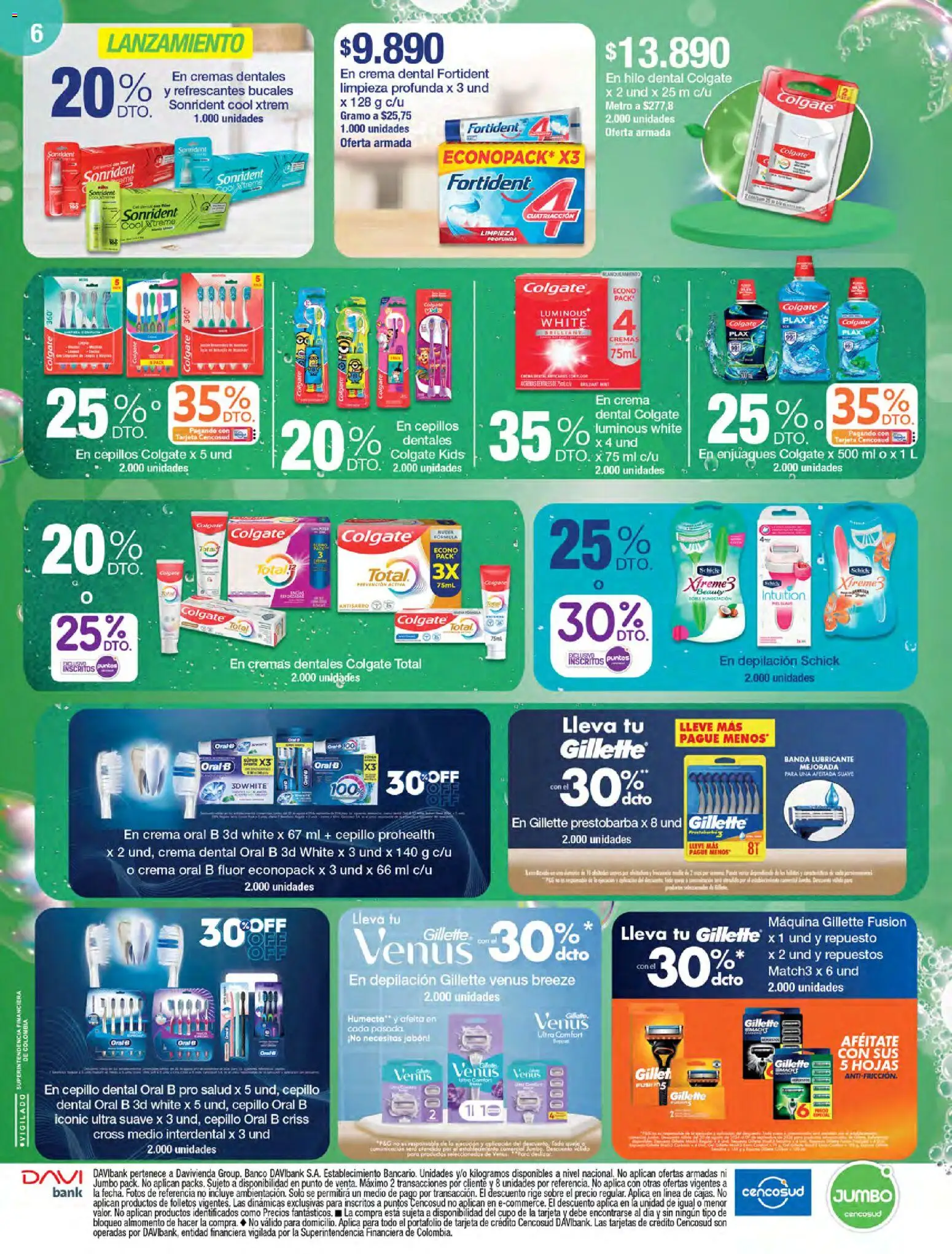 Jumbo revista - valida desde el 20/08/2026 | Página: 6 | Productos: Banco, Sobre, Lubricante, Jabón