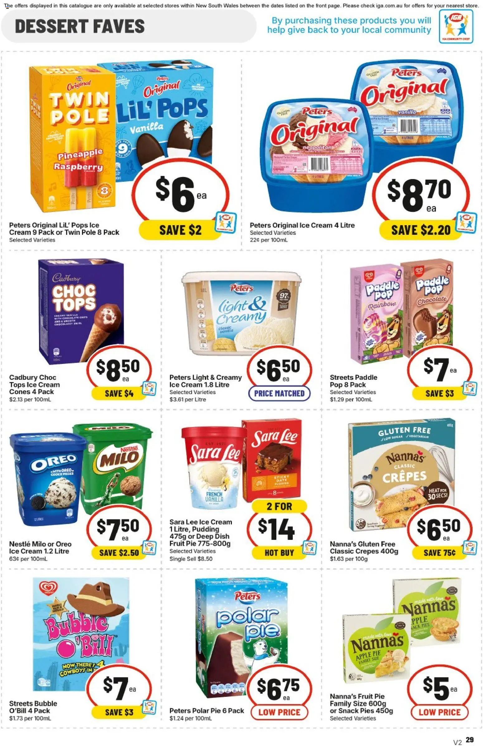 IGA catalogue - valid from 10.06.2026 | Page: 28 | Products: Pineapple, Cream, Pudding, Date