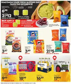 Preview of Longo's weekly flyer / circulaire from shop Longo's valid from Jul 2, 2026 | Page: 16 | Products: Chips, Ketchup, Cream, Bag