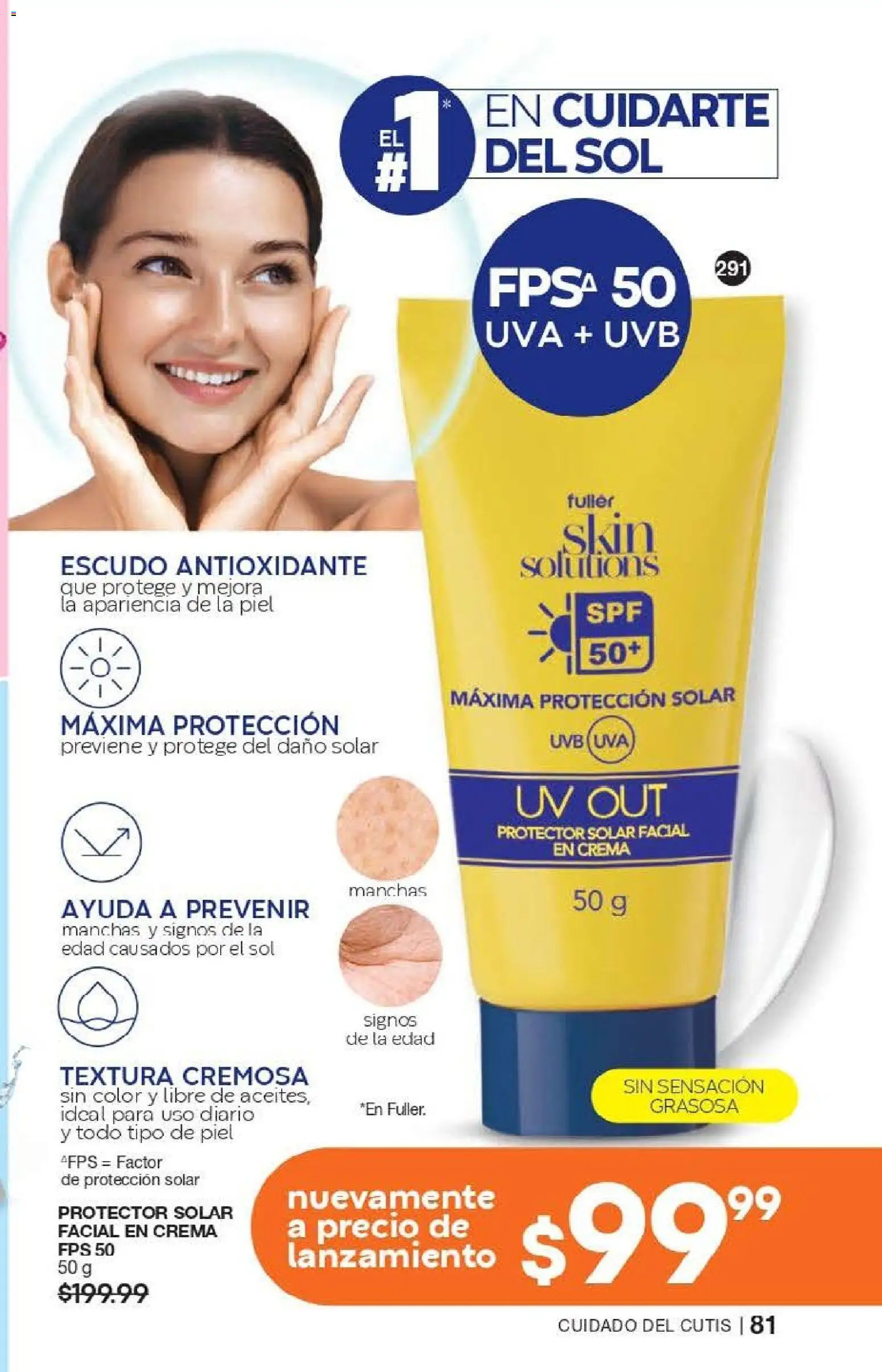 Nuevas ofertas de Fuller válidas en toda la República Mexicana desde el 13.05.2026. ¡Encuentra las mejores ofertas en Fuller campaña 3 2026! | Página: 79 | Productos: Crema, Uva, Protector solar