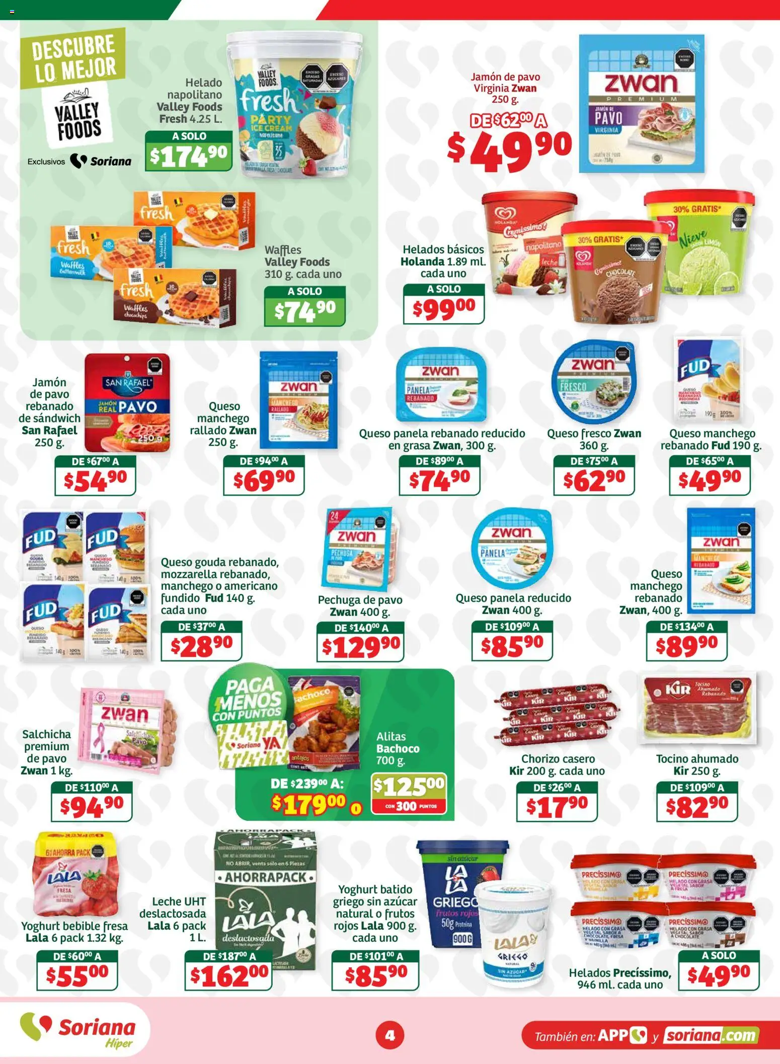 Nuevas ofertas de Soriana válidas en toda la República Mexicana desde el 25/09/2026. ¡Encuentra las mejores ofertas en Soriana folleto! | Página: 4