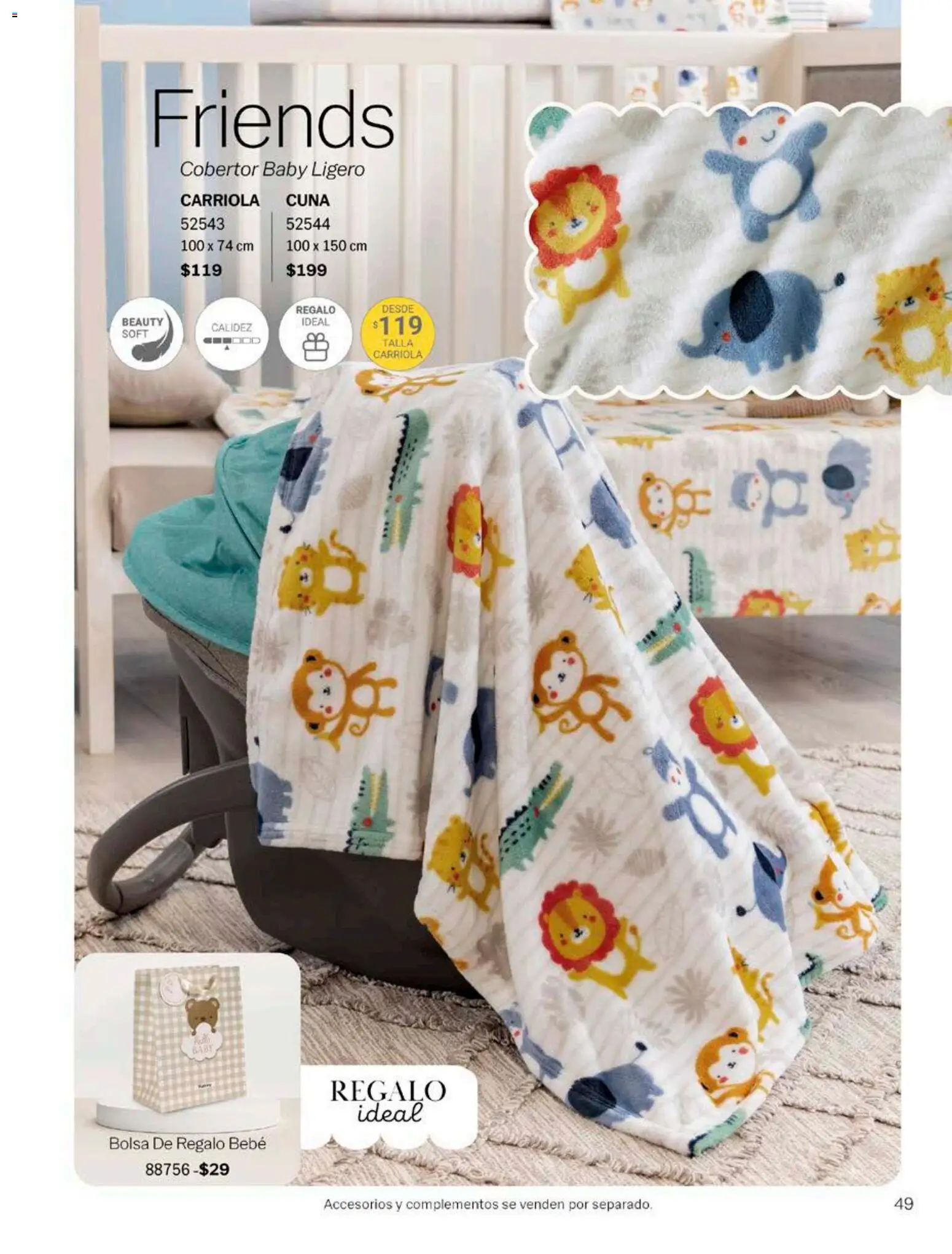 Nuevas ofertas de Vianney válidas en toda la República Mexicana desde el 17/08/2026. ¡Encuentra las mejores ofertas en Vianney catálogo Bebé! | Página: 51 | Productos: Carriola, Cobertor, Bolsa, Cuna