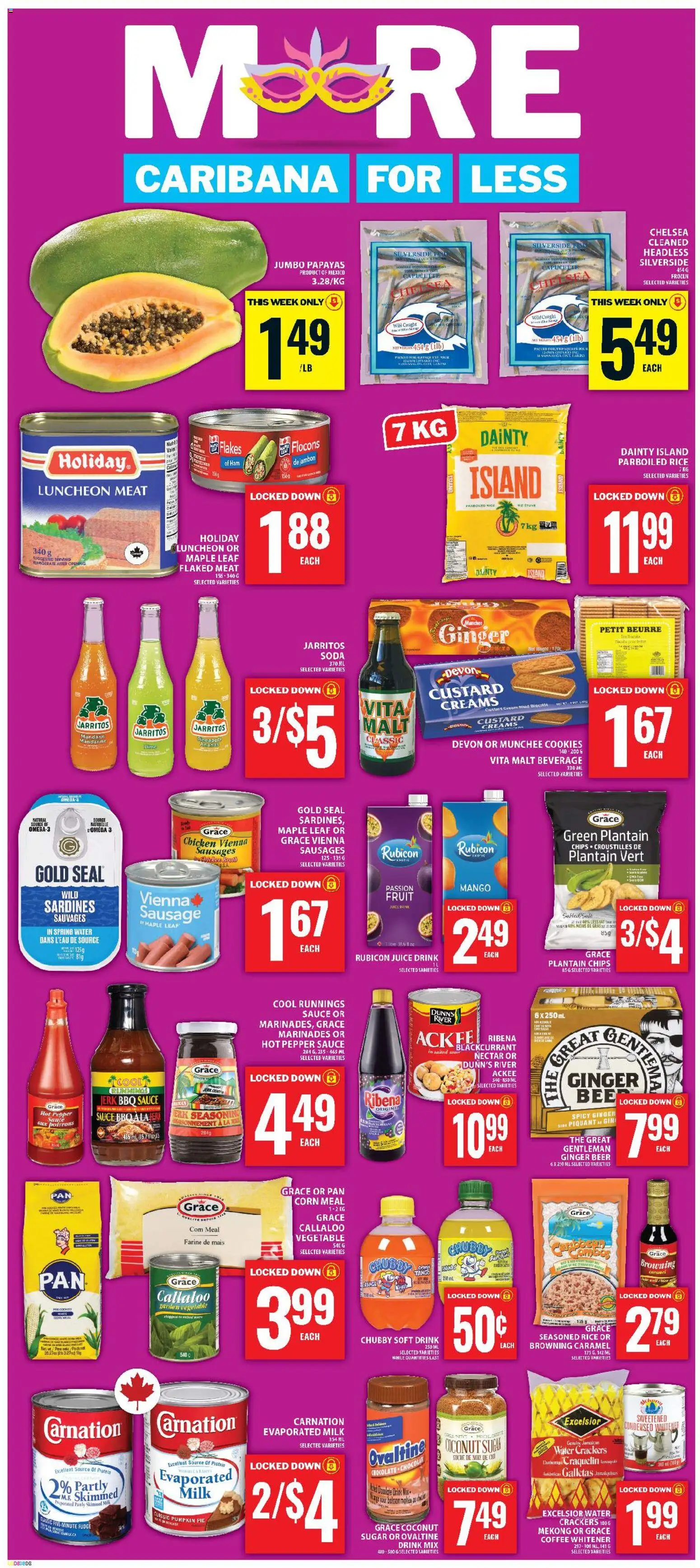 Food Basics flyer valid from Jul 9, 2026 | Page: 15 | Products: Pineapple, Cookies, Ham, Juice