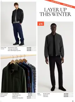 Preview of Myer Stocktake Sale - valid from 25.05.2026 | Page: 20 | Products: Bomber, Shirt, Jacket, Belt