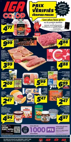 Preview of IGA weekly flyer / circulaire from shop IGA valid from Jul 30, 2026