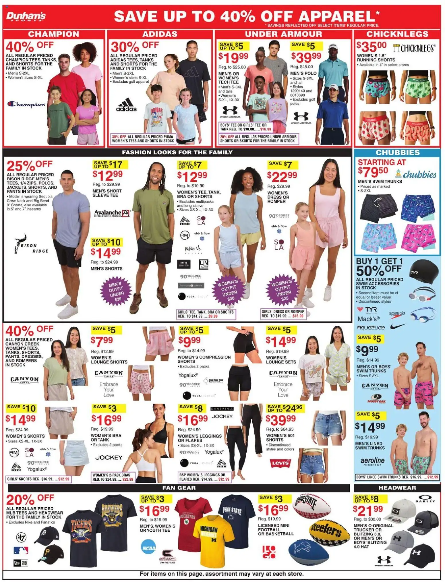 Dunham's Sports Weekly Ad - valid from 07/11/2026 | Page: 5 | Products: Ridge, Shorts, Leggings, Dress