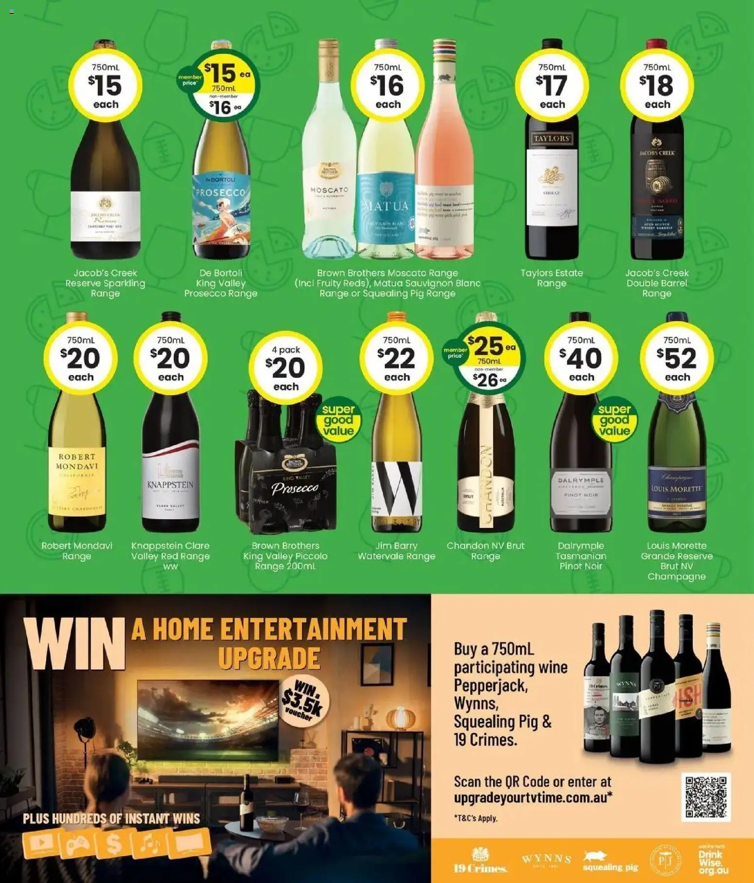 The Bottle-O - Good value booze for good value fans 14/09 - 14/09/2026 > weekly / monthly specials | Page: 7 | Products: Champagne, Wine, Prosecco, Scotch