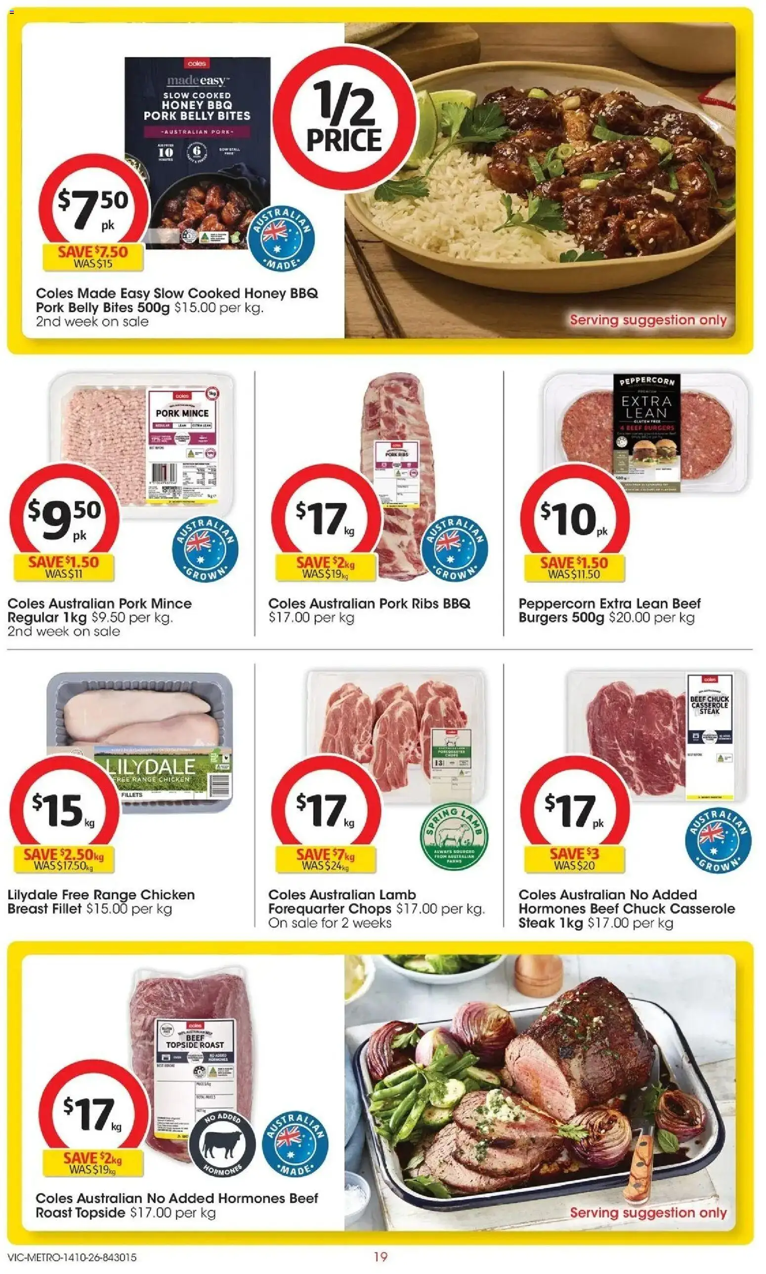 ﻿Coles catalogue valid from 14/10/2026 > Online Australia | Page: 19