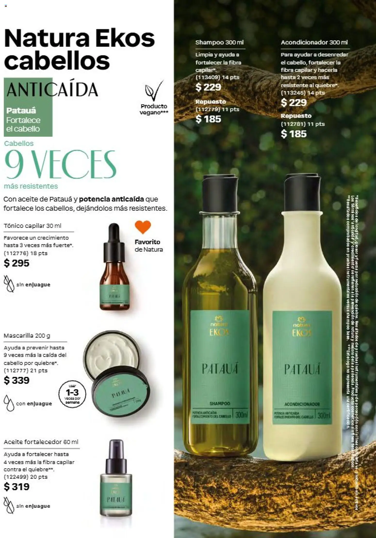 Nuevas ofertas de Natura válidas en toda la República Mexicana desde el 11/09/2026. ¡Encuentra las mejores ofertas en Natura campaña 14 2026! | Página: 153 | Productos: Aceite, Res, Shampoo, Acondicionador