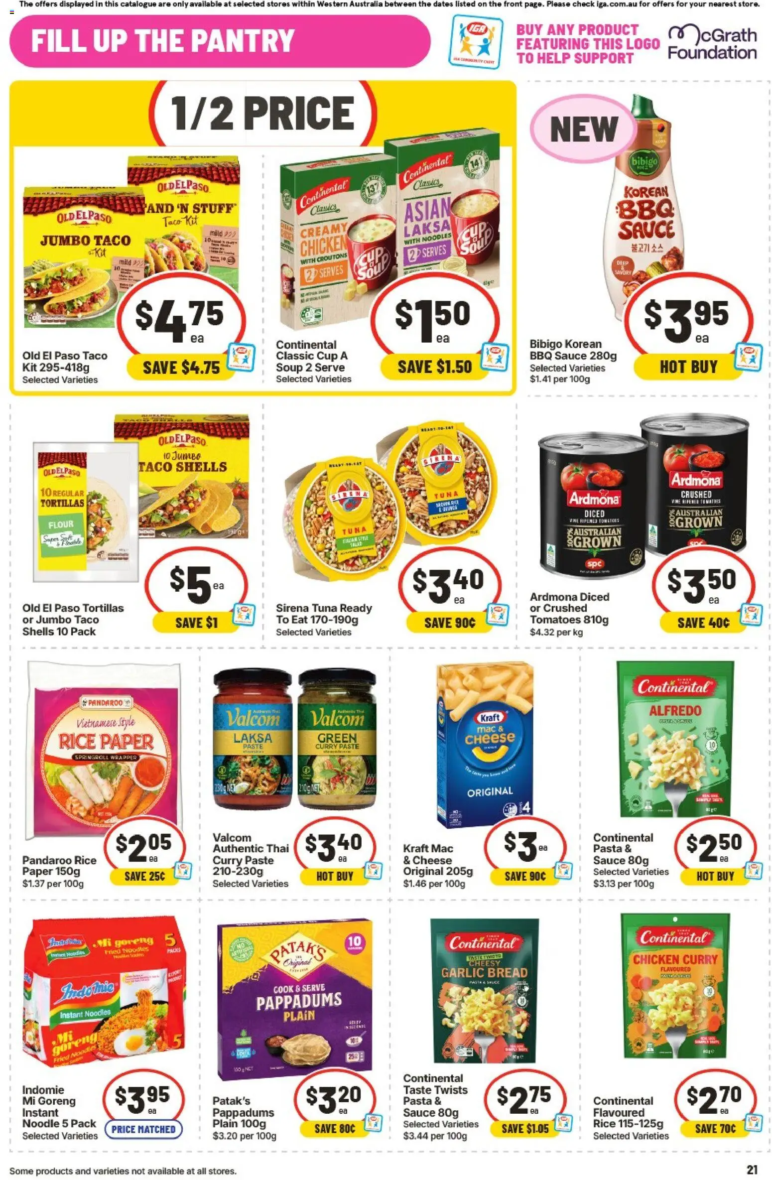IGA catalogue - valid from 09/09/2026 | Page: 22 | Products: BBQ Sauce, Cheese, Pasta, Tortillas