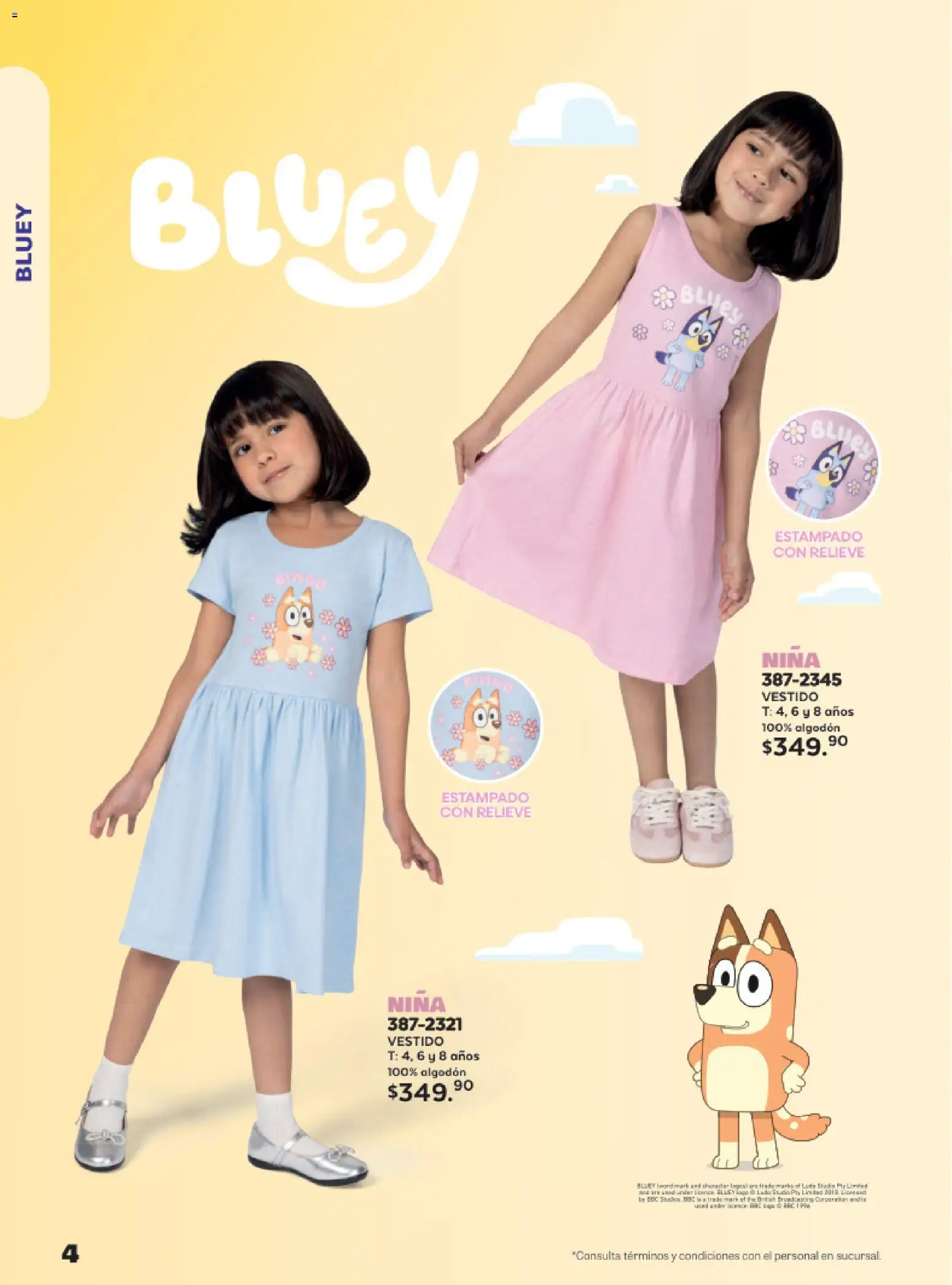 Nuevas ofertas de Andrea válidas en toda la República Mexicana desde el 24.05.2026. ¡Encuentra las mejores ofertas en Andrea catálogo Lo más divertindo en ropa! | Página: 4 | Productos: Algodón, Vestido
