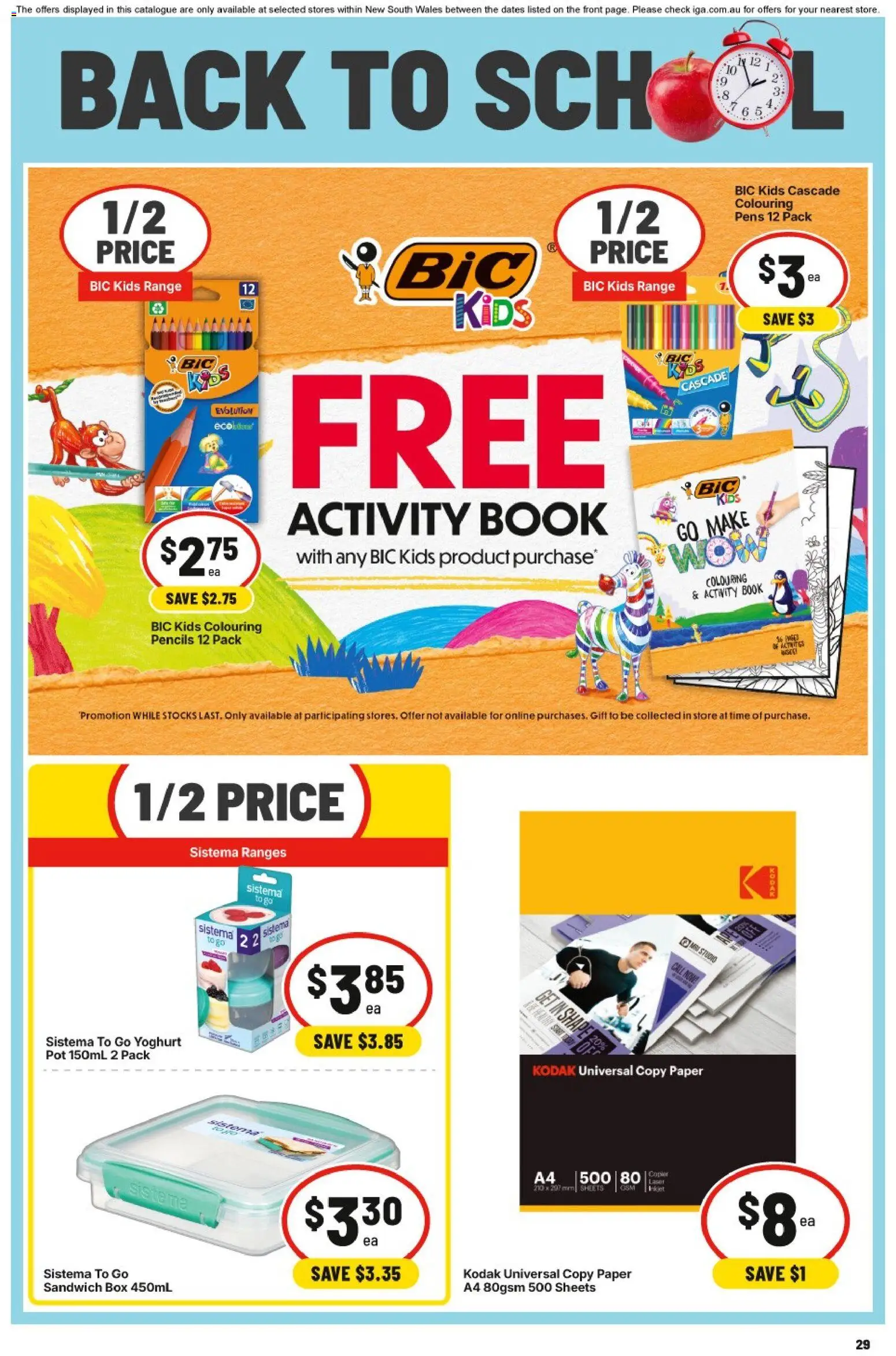 IGA catalogue - valid from 30/09/2026 | Page: 25 | Products: Box, Pot, Yoghurt, Copier