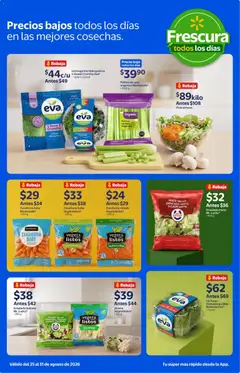 Vista previa de Walmart Express folleto Calidad y frescura a precios bajos, nuevo folleto de la tienda, válido en México a partir del 25/08/2026 | Página: 2 | Productos: Apio, Lechuga, Ensalada, Champiñones