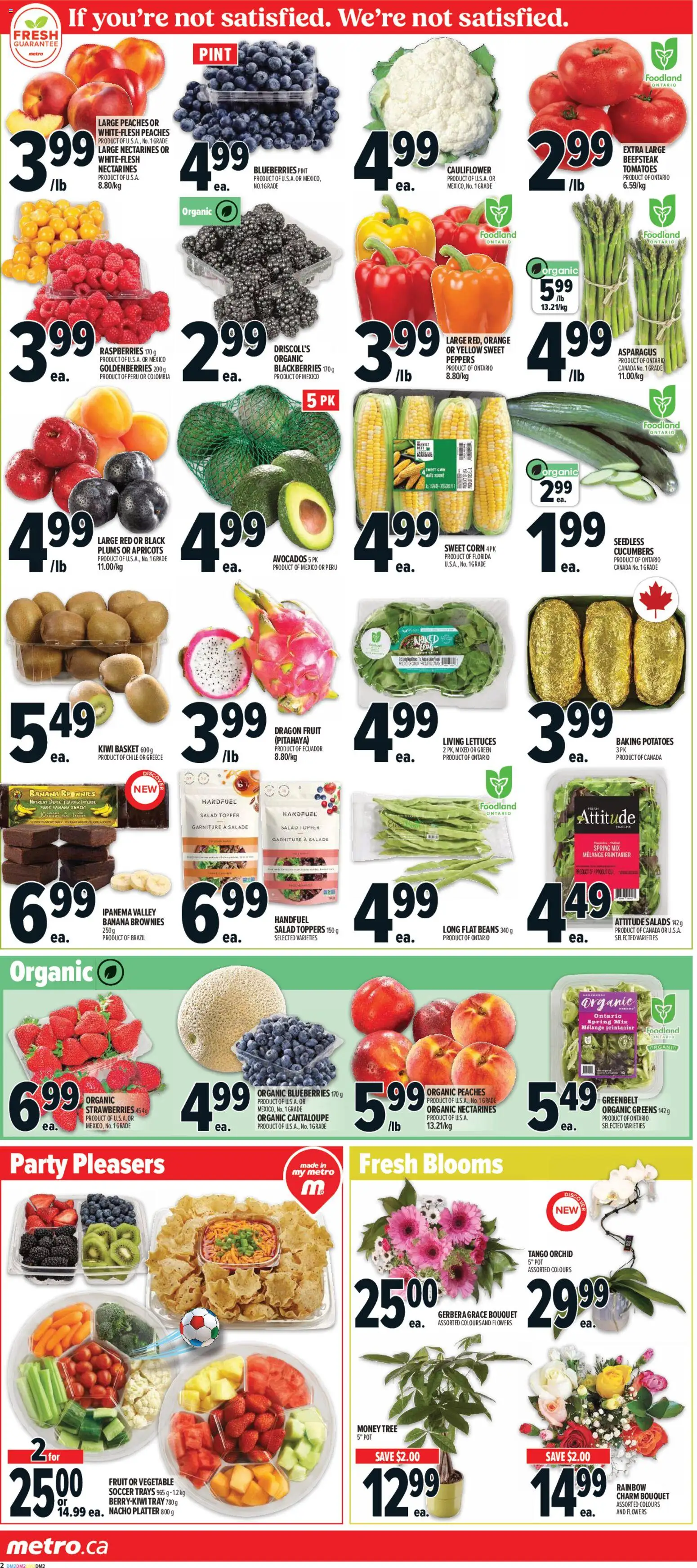 Metro flyer valid from 11.06.2026 | Page: 6 | Products: Kiwi, Cucumbers, Salad, Potatoes