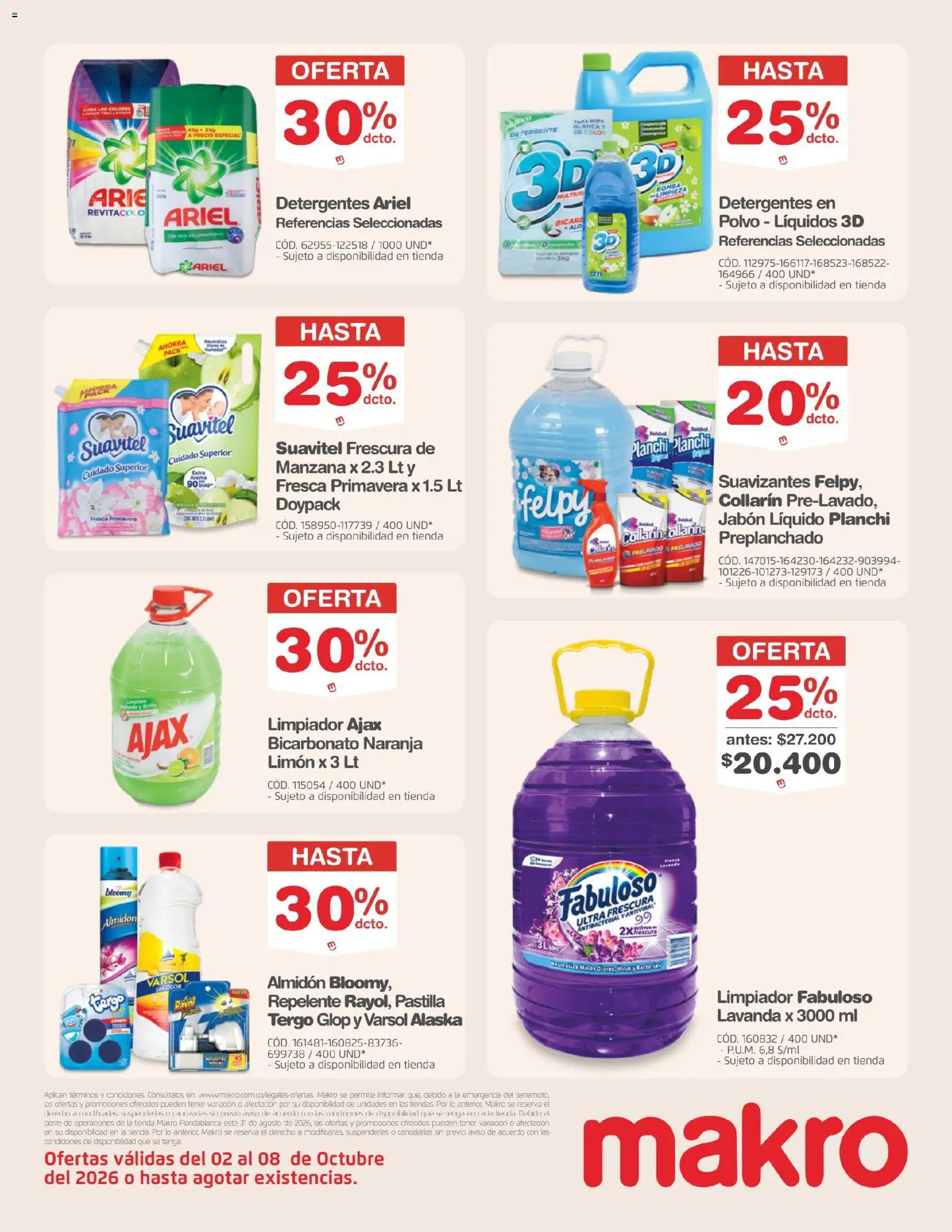 Makro revista - valida desde el 02/10/2026 | Página: 22