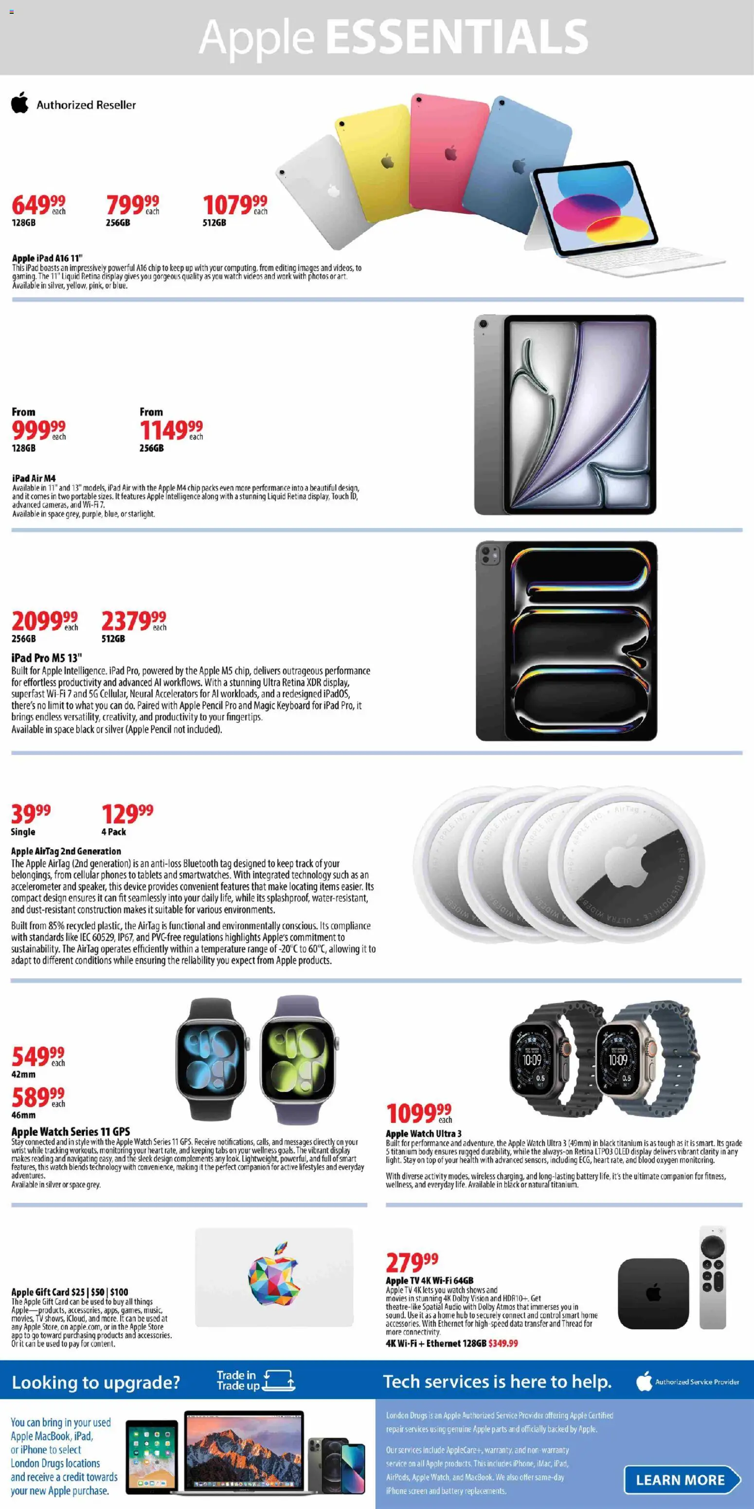 London Drugs flyer valid from Jul 10, 2026 | Page: 2 | Products: Watch, Keyboard, Tv, Battery