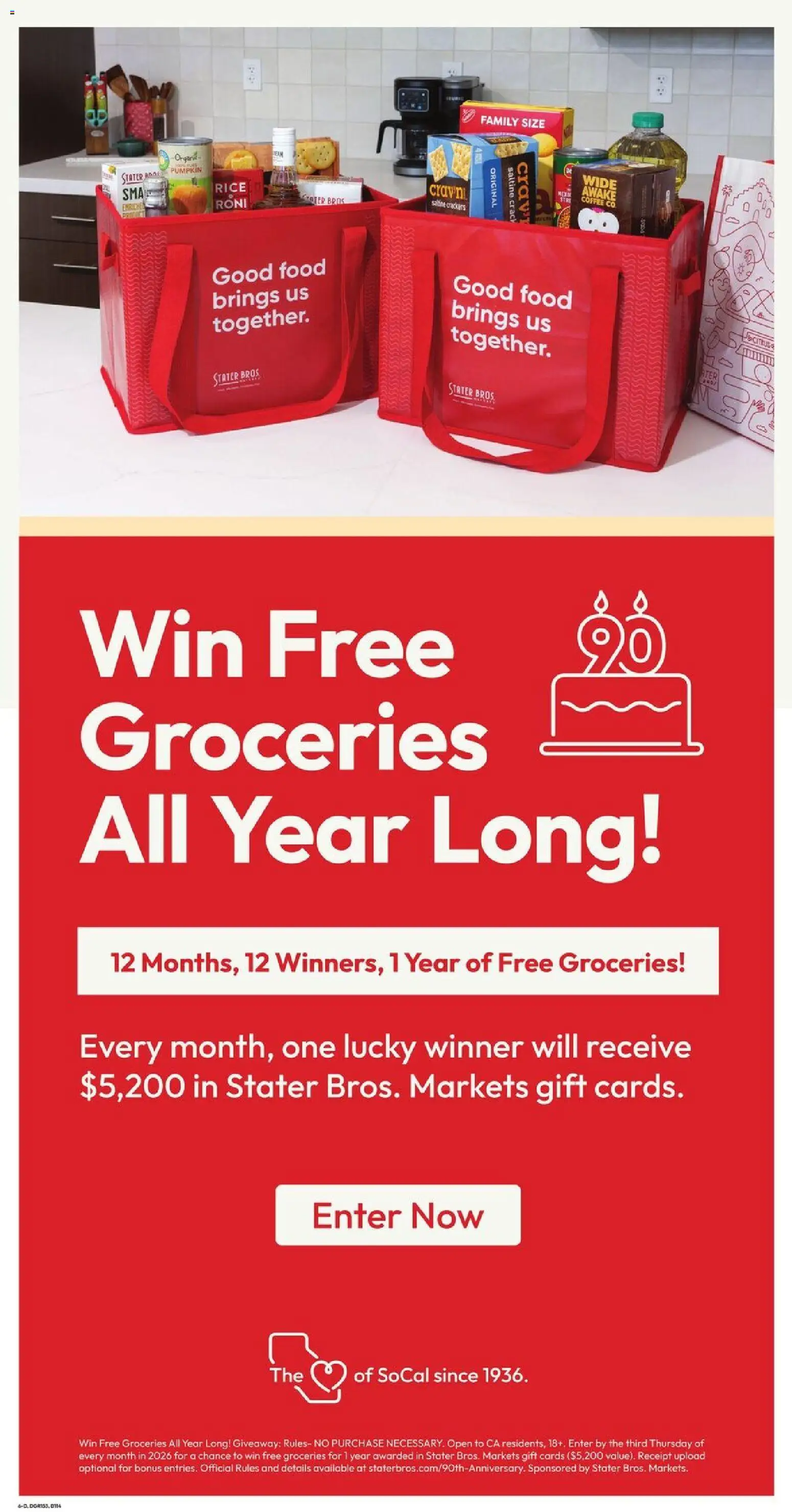 Stater Bros Weekly Ad - valid from 09/16/2026 | Page: 6 | Products: Crackers, Groceries, Coffee, Rice
