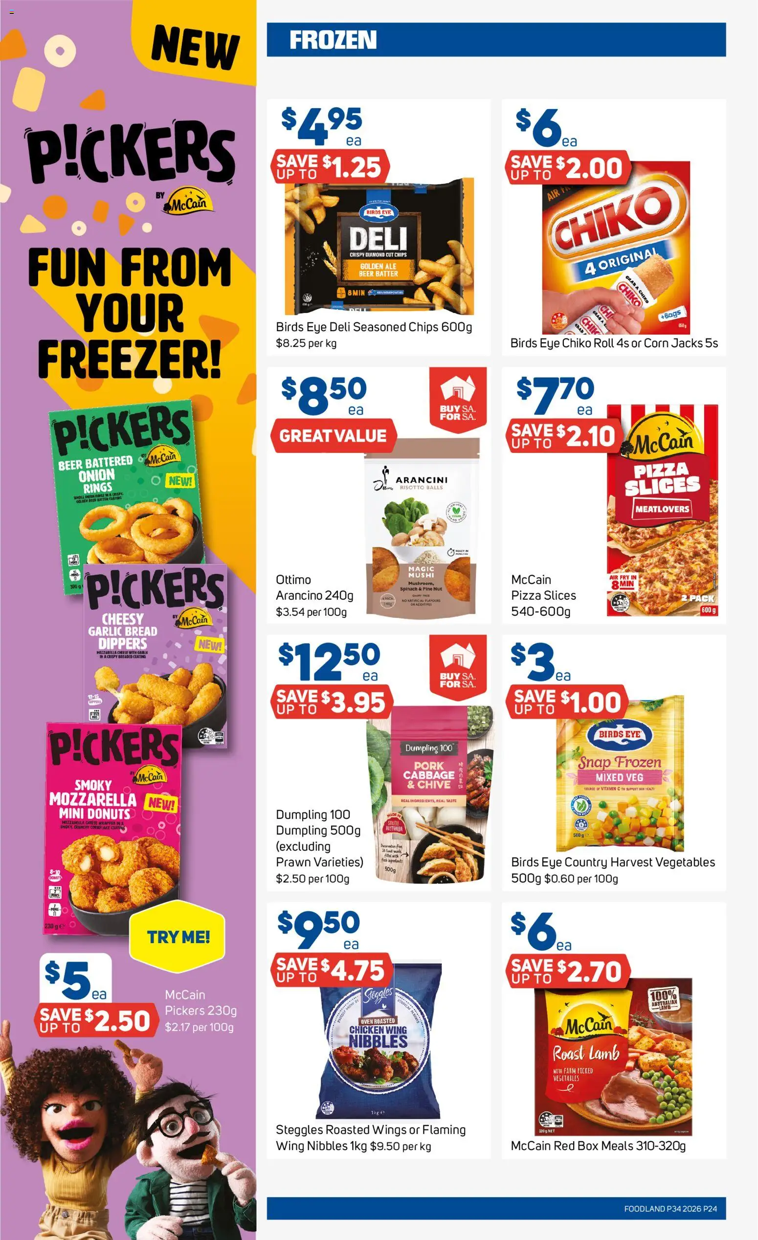 Foodland catalogue - valid from 19/08/2026 | Page: 24 | Products: Box, Mozzarella, Onion, Roast