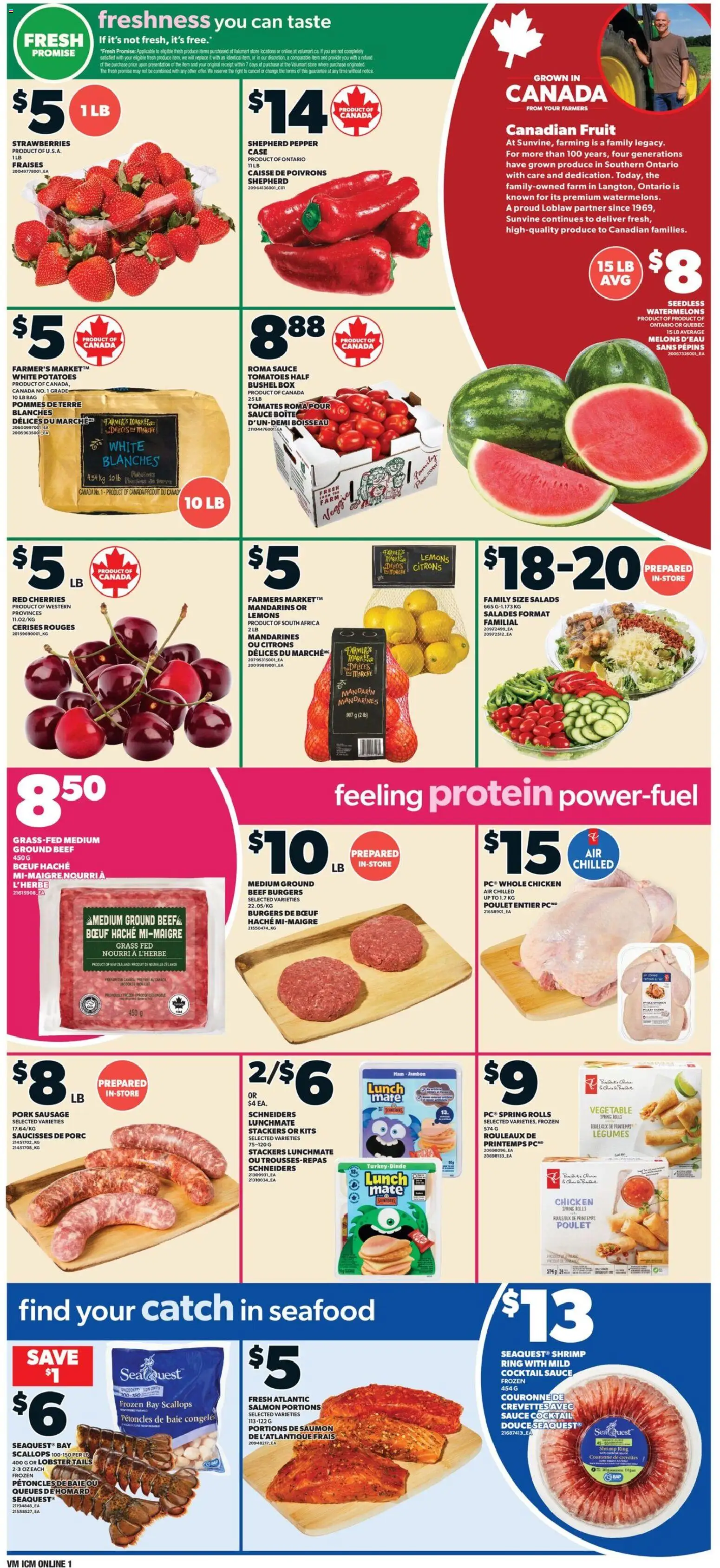 Valu Mart flyer valid from Aug 27, 2026 | Page: 3 | Products: Turkey, Burgers, Cocktail, Tomatoes
