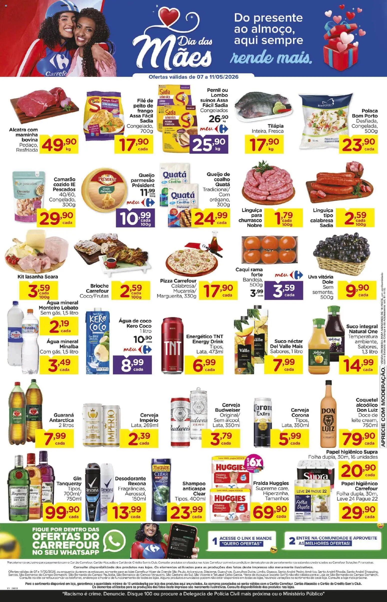 Carrefour Folheto - válido de 07.05.2026 | Página: 2 | Produtos: Guaraná, Energético, Suco, Água mineral