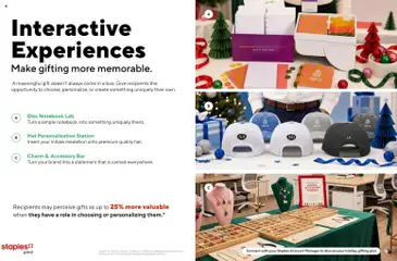 Preview of Staples flyer - Holiday idea book from shop Staples valid from Sep 10, 2026 | Page: 8
