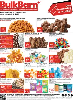 Preview of Bulk Barn weekly flyer / circulaire from shop Bulk Barn valid from Jun 25, 2026