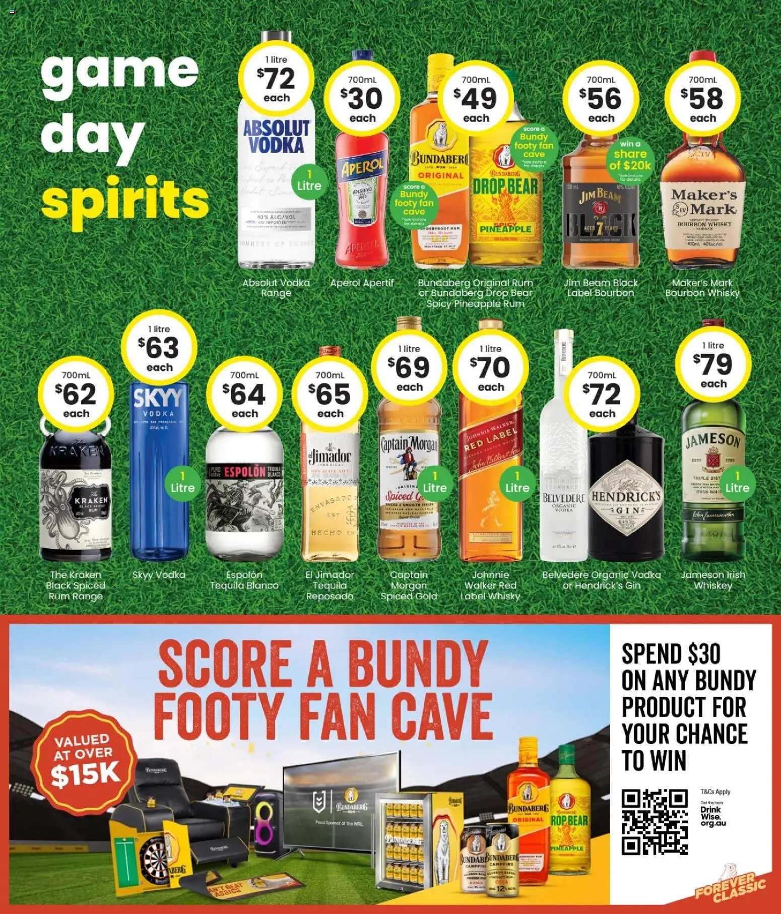 The Bottle-O catalogue - valid from 14/09/2026 | Page: 5 | Products: Bourbon, Gin, Aperol, Whiskey