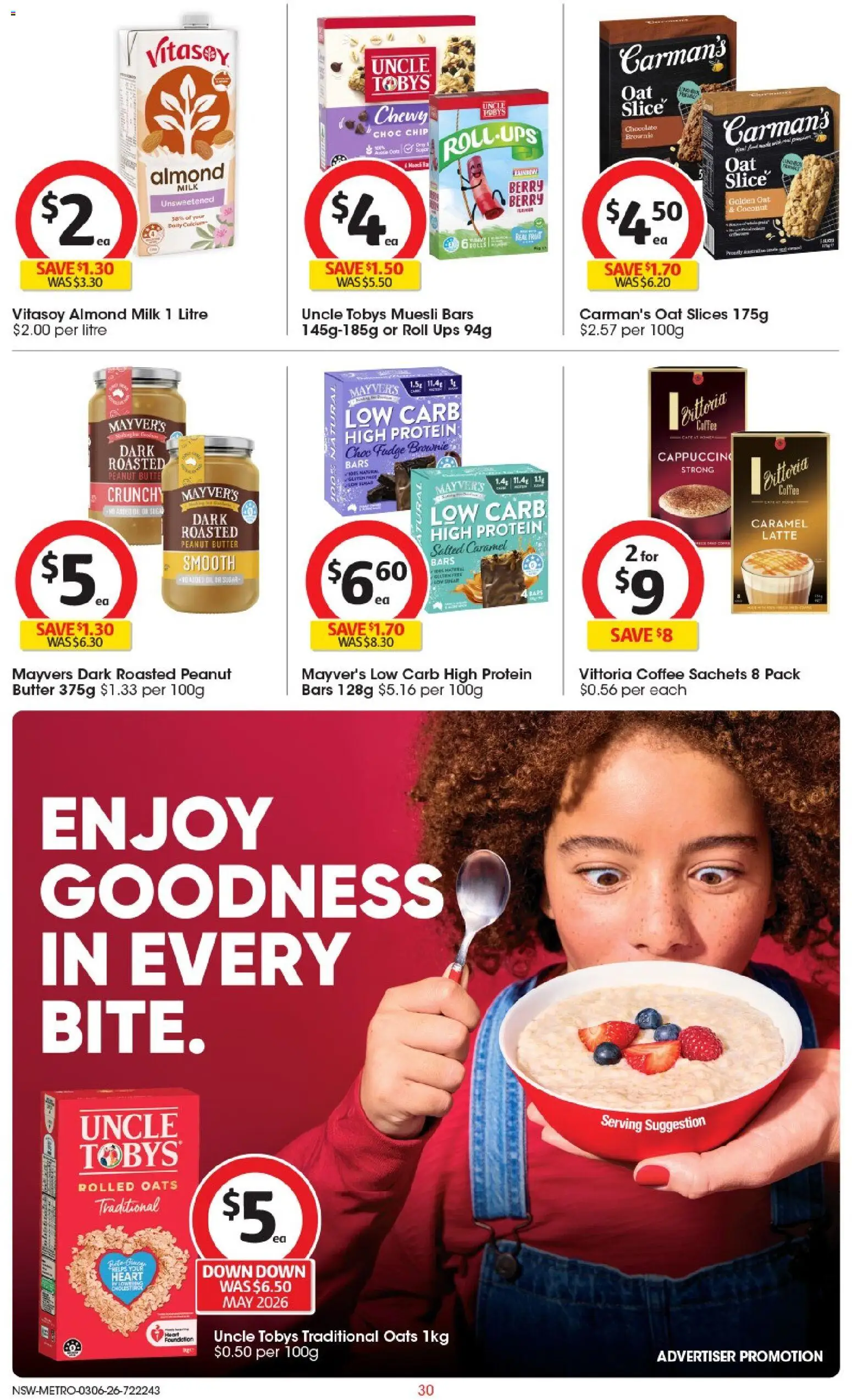 Coles catalogue - valid from 03.06.2026 | Page: 30 | Products: Coffee, Chocolate, Foundation, UPS