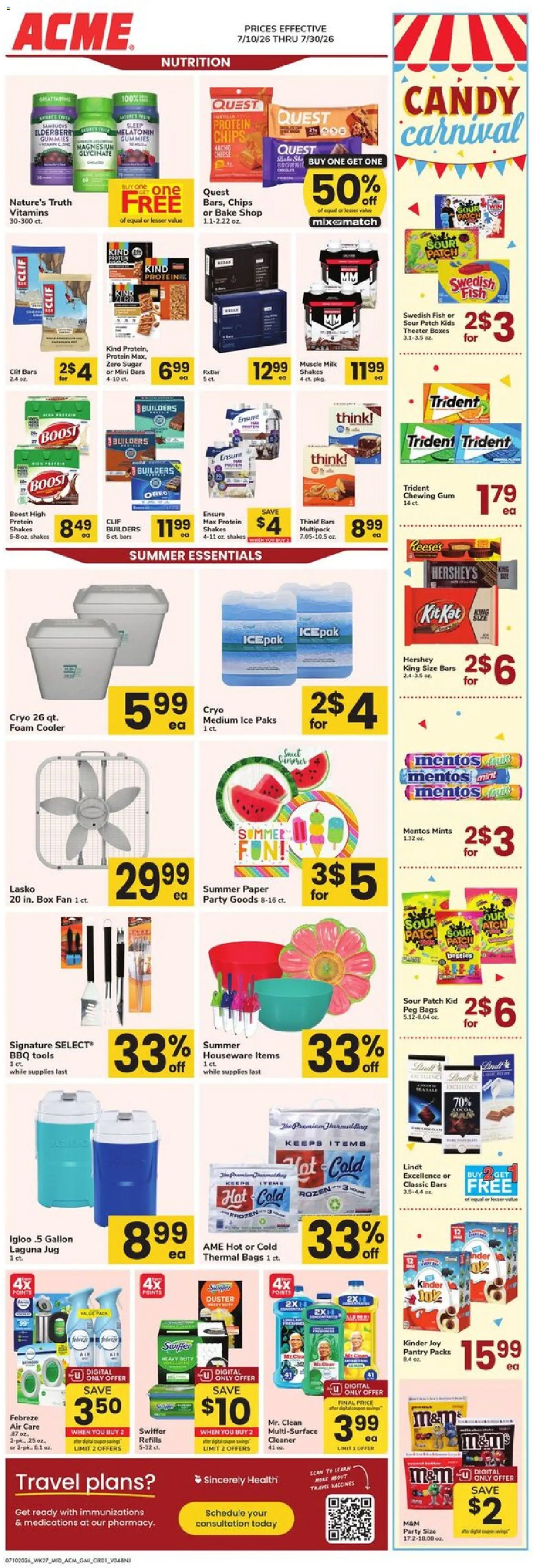 Acme Ad | 07/10 catalogue cover