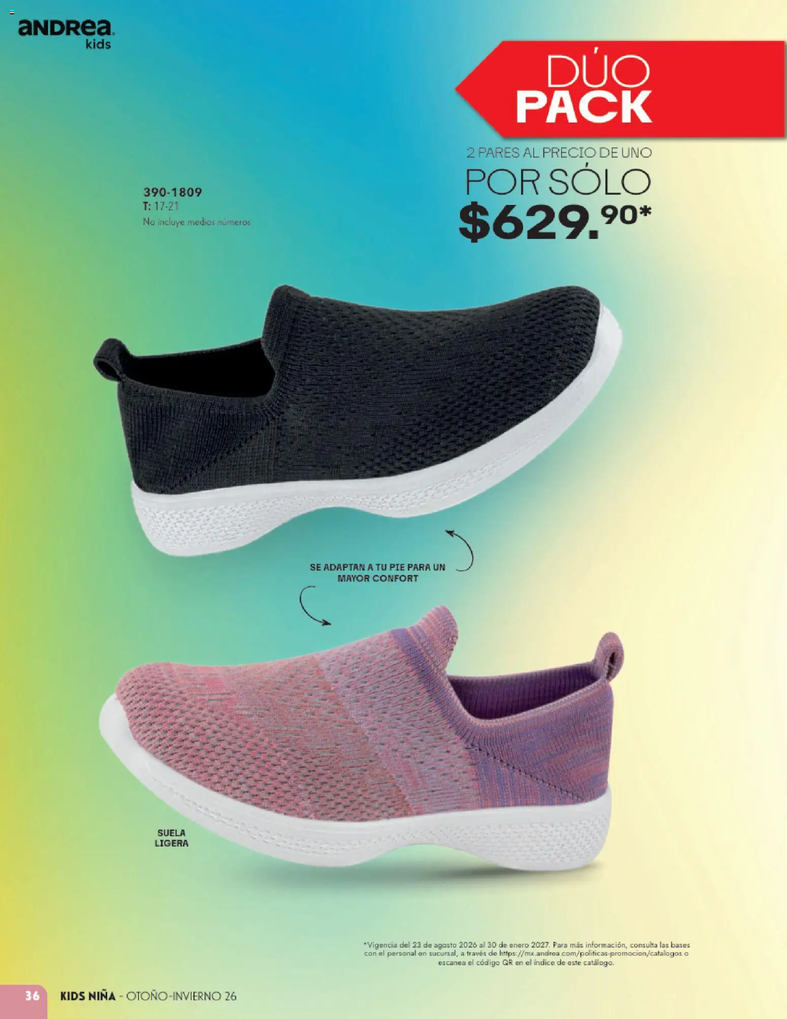 Nuevas ofertas de Andrea válidas en toda la República Mexicana desde el 23/08/2026. ¡Encuentra las mejores ofertas en Andrea catálogo Infantil! | Página: 36