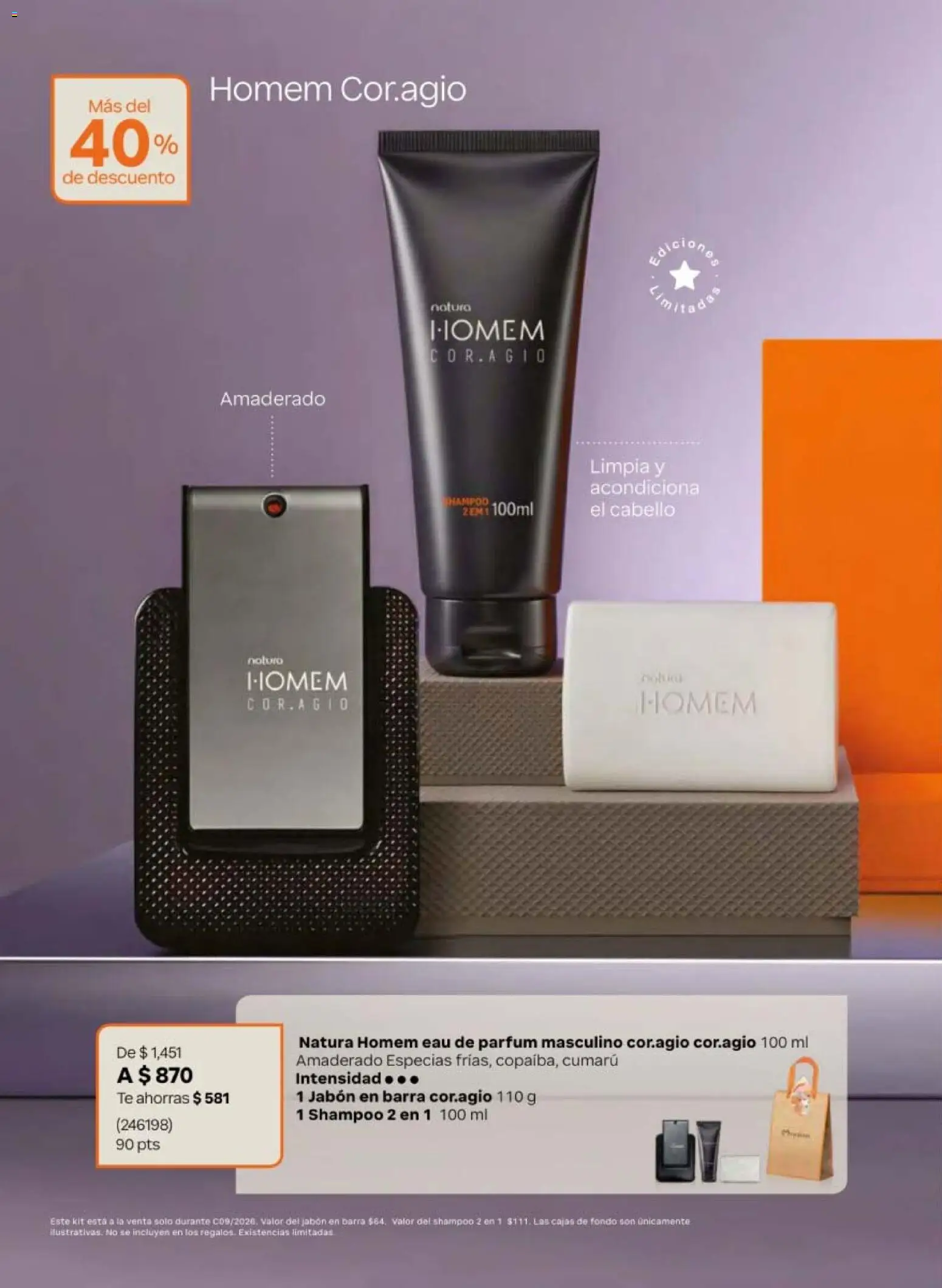 Nuevas ofertas de Natura válidas en toda la República Mexicana desde el 29.05.2026. ¡Encuentra las mejores ofertas en Natura campaña 9 2026! | Página: 10 | Productos: Barra, Té, Jabón