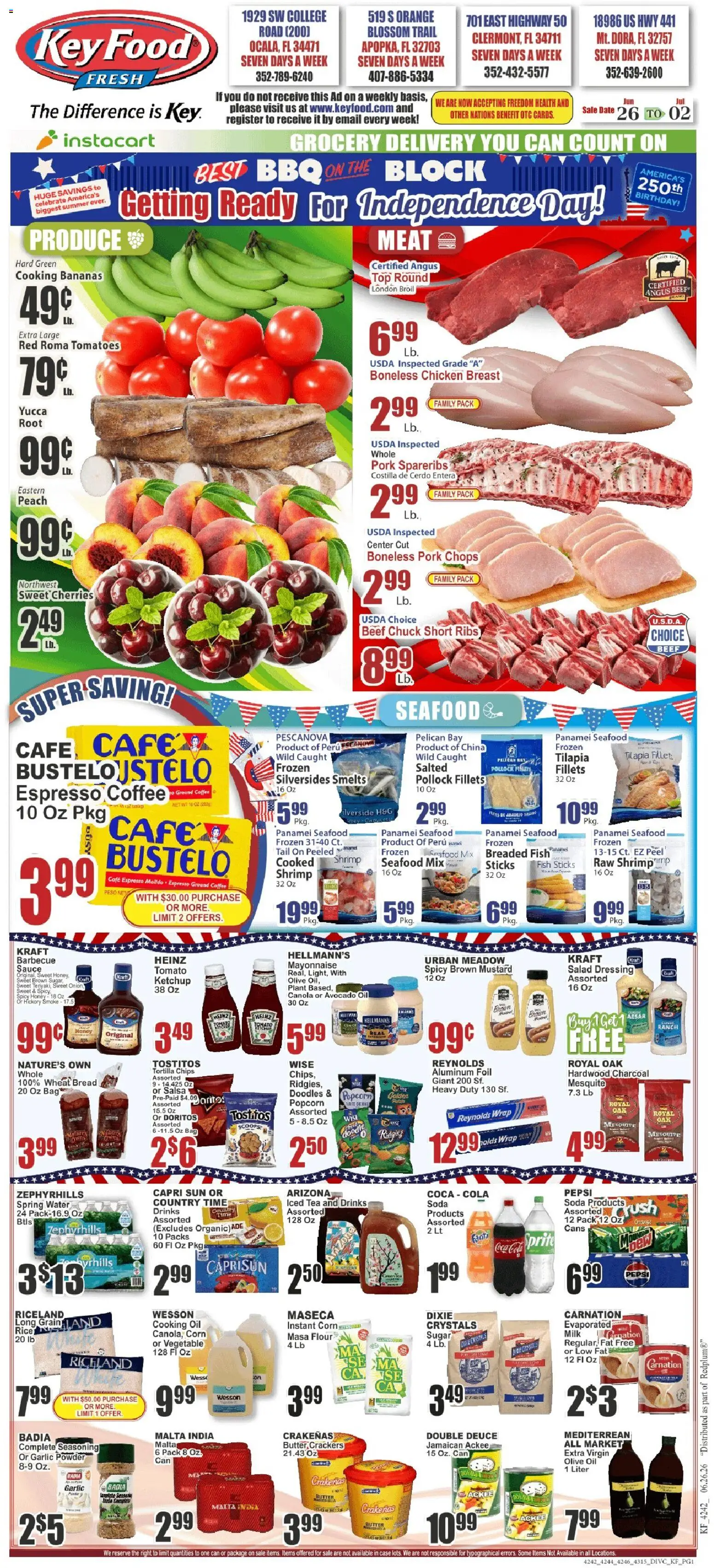 Key Food Weekly Ad - valid from 06/26/2026 | Page: 1