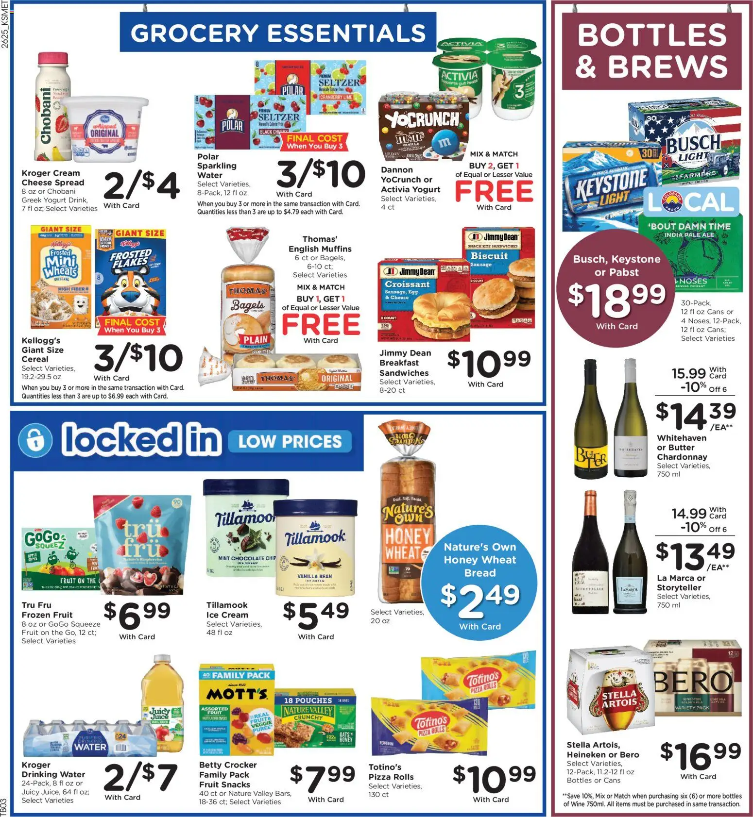 King Soopers Weekly Ad - valid from 07/22/2026 | Page: 9 | Products: Chocolate, Wine, Ice cream, Lime