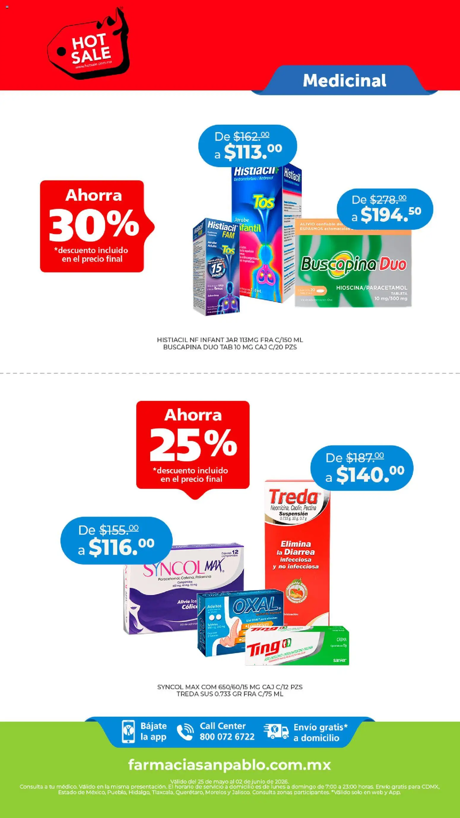 ¡El último » catálogo de Farmacia San Pablo para Junio « está aquí! Descubre las SUPER OFERTAS. | México