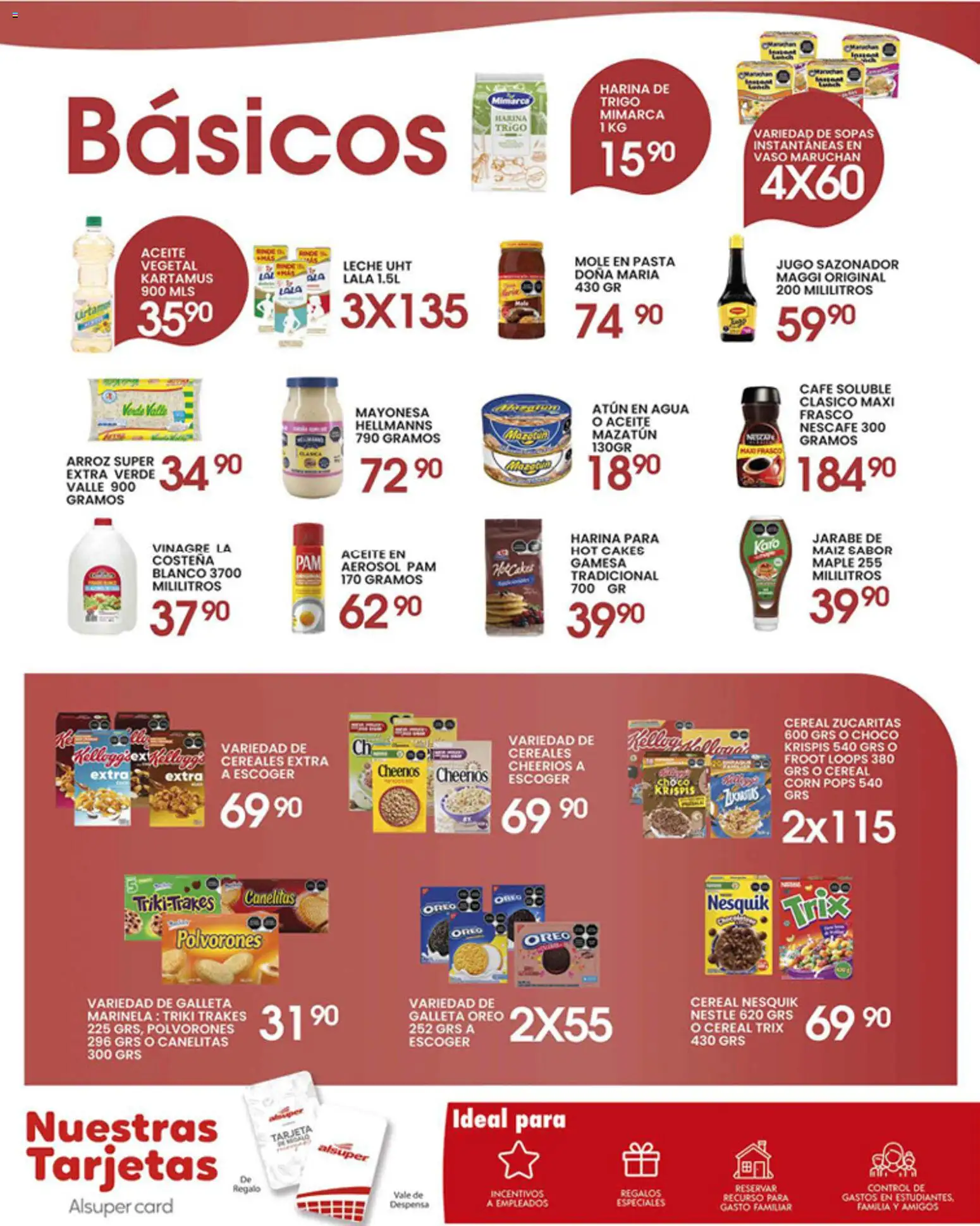 Nuevas ofertas de Alsuper válidas en toda la República Mexicana desde el 15.05.2026. ¡Encuentra las mejores ofertas en Alsuper folleto Laguna! | Página: 6 | Productos: Maíz, Harina, Café, Jugo