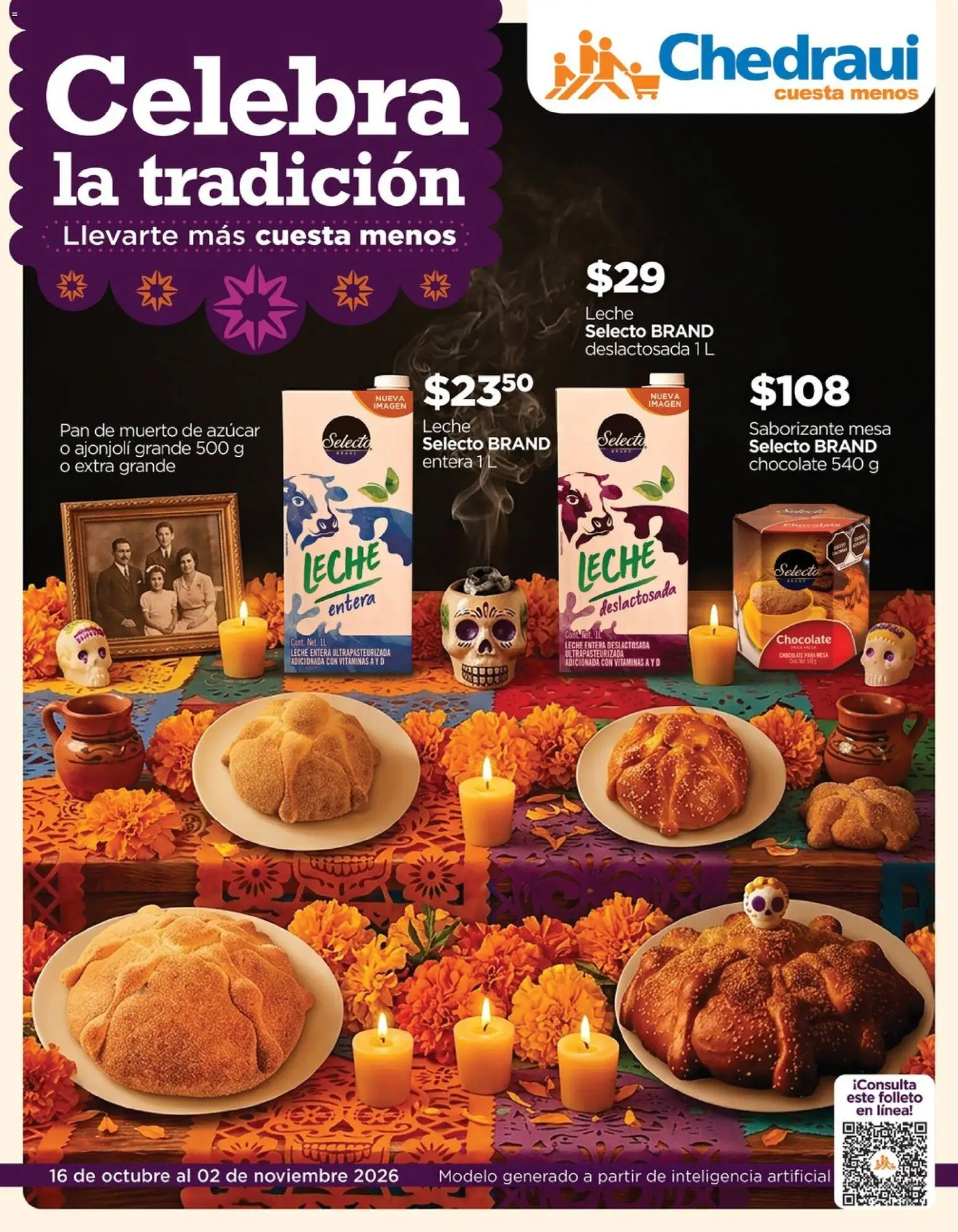 Nuevas ofertas de Chedraui válidas en toda la República Mexicana desde el 16/10/2026. ¡Encuentra las mejores ofertas en Chedraui folleto! | Página: 1