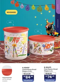 Tupperware catálogo Vitrine 07 - Pré-Visualização do folheto da loja Tupperware, válido de 01.07.2026 | Página: 21 | Produtos: Armário