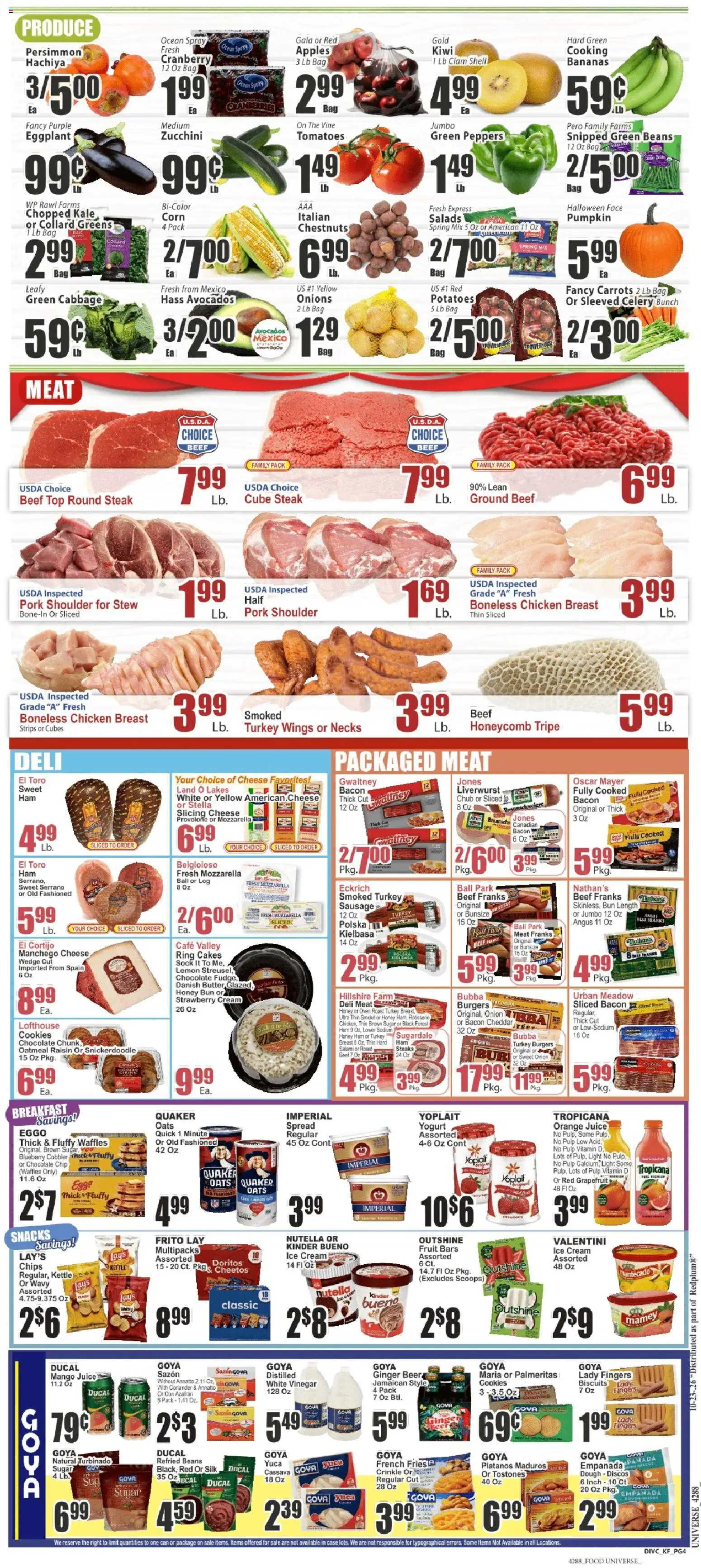 Food Universe Weekly Ad - valid from 10/23/2026 | Page: 4