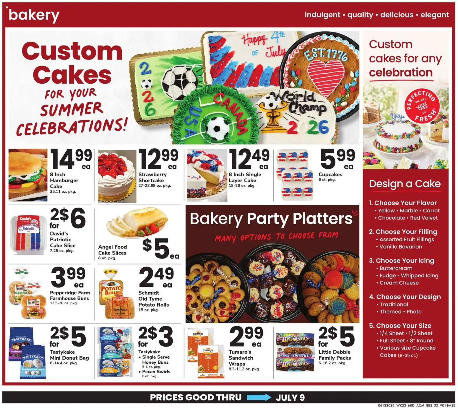 Acme Big Book of Savings - valid from 12.06.2026 | Page: 3 | Products: Bakery, Cream, Cupcake, Sheet