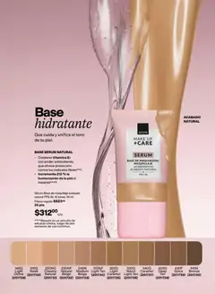 Vista previa de MAKE UP +CARE SERUM, BASE DE MAQUIAGEM/ MAQUILLAJE ACABAMENTO/ ACABADO NATURAL + FPS 30, nuevo folleto de la tienda, válido en México a partir del 08.05.2026 | Página: 90 | Productos: Base de maquillaje, Serum, Maquillaje