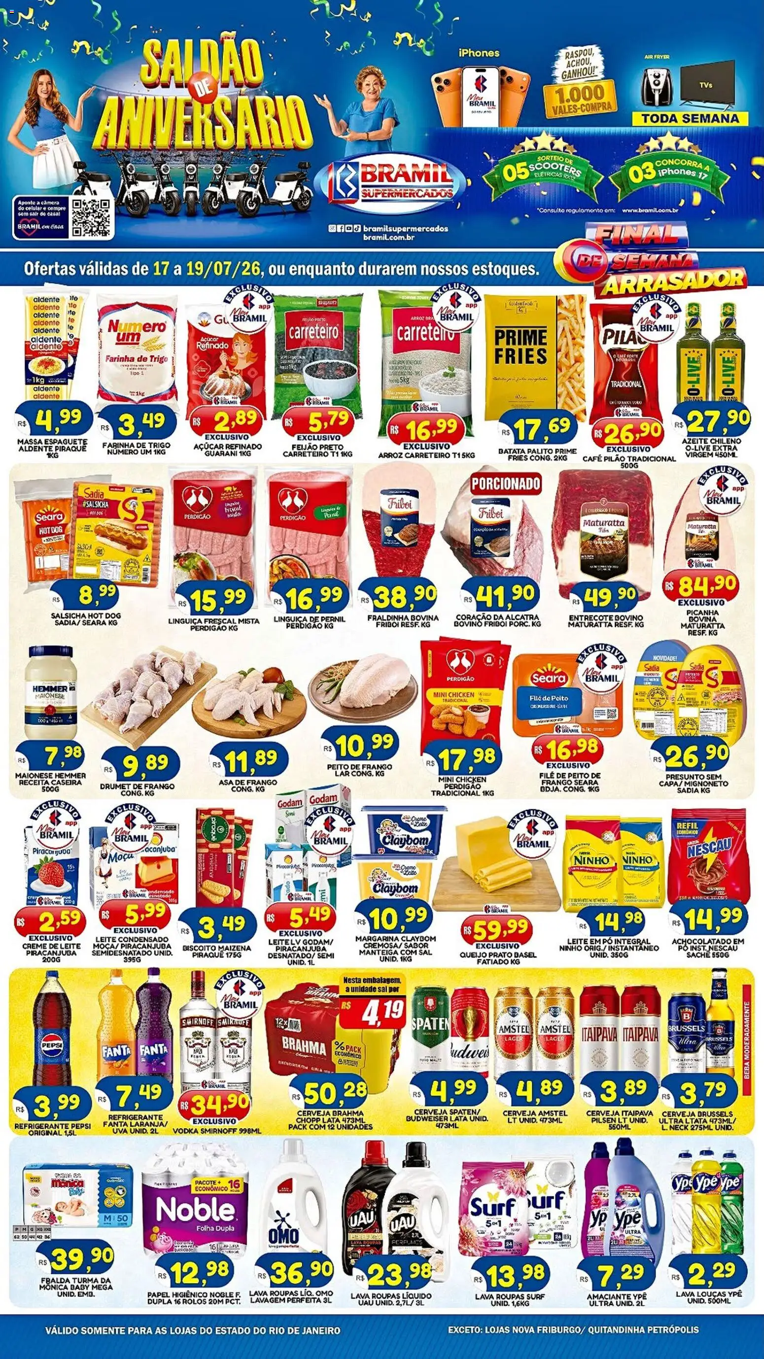 Bramil Supermercados Folheto - válido de 17/07/2026 | Página: 1