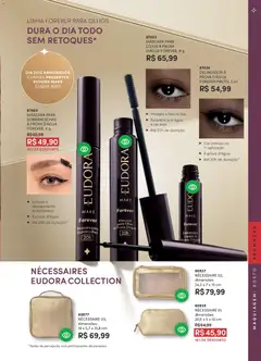 Eudora - Revista 7/2026 - Pré-Visualização do folheto da loja Eudora, válido de 23.04.2026 | Página: 79 | Produtos: Maquiagem, Máscara para cílios, Delineador, Necessaire