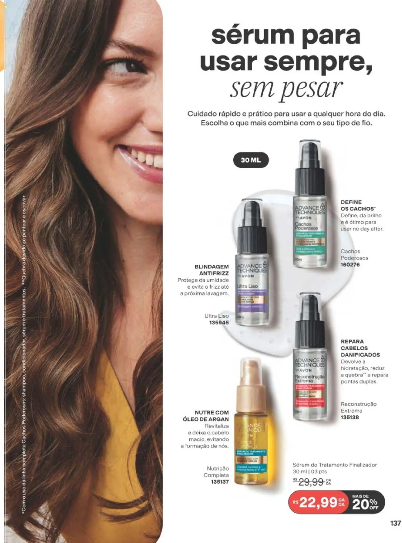 Avon Folheto - válido de 01/09/2026 | Página: 137 | Produtos: Óleo, Sérum