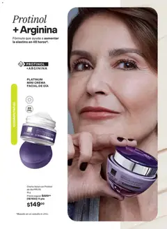 Vista previa de PLATINUM MINI CREMA FACIAL DE DÍA, Crema facial con Protinol de día FPS 20 15 g, nuevo folleto de la tienda, válido en México a partir del 08.05.2026 | Página: 121 | Productos: Crema